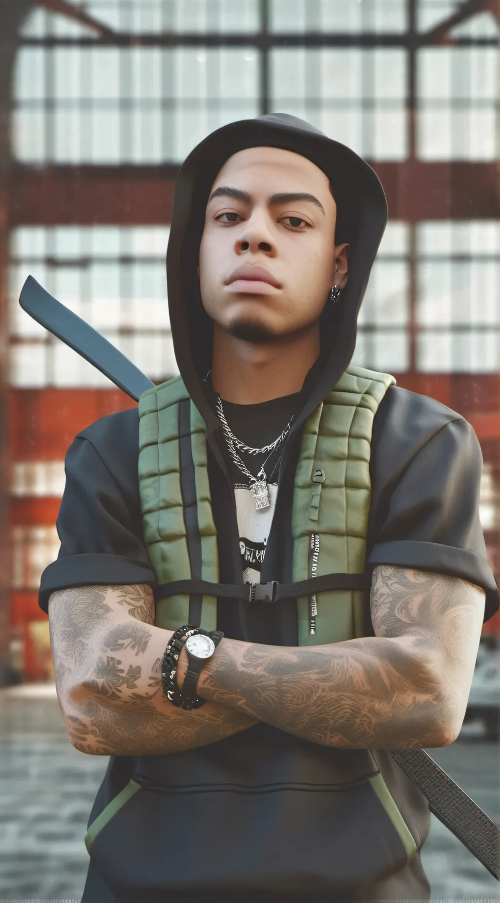 ai character: Kay Flock background