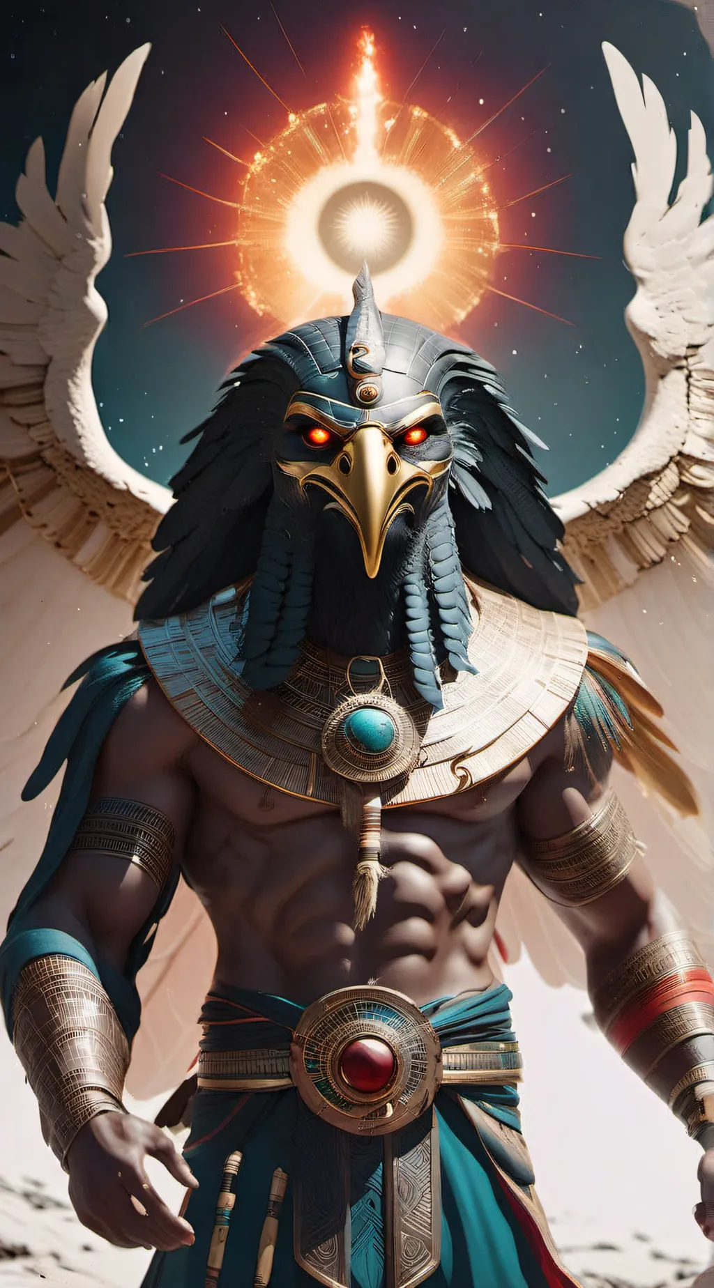 ai character: Ra background