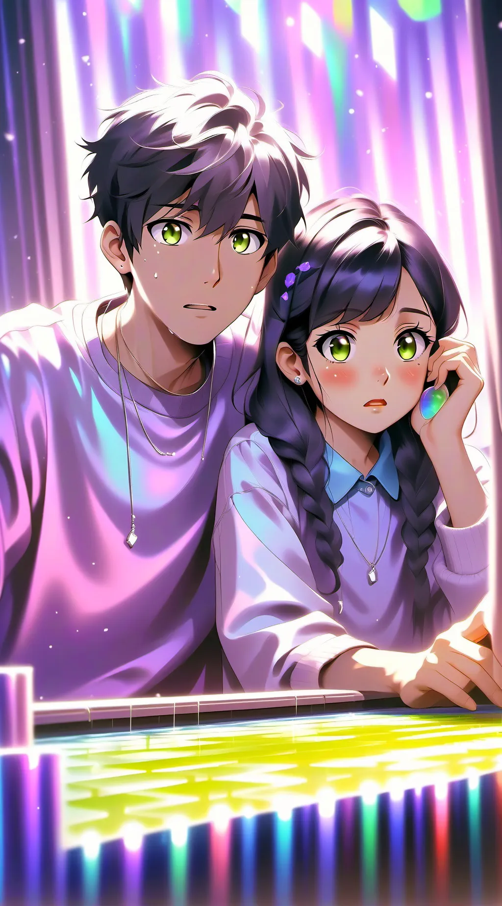 ai character: alex and lexi  background