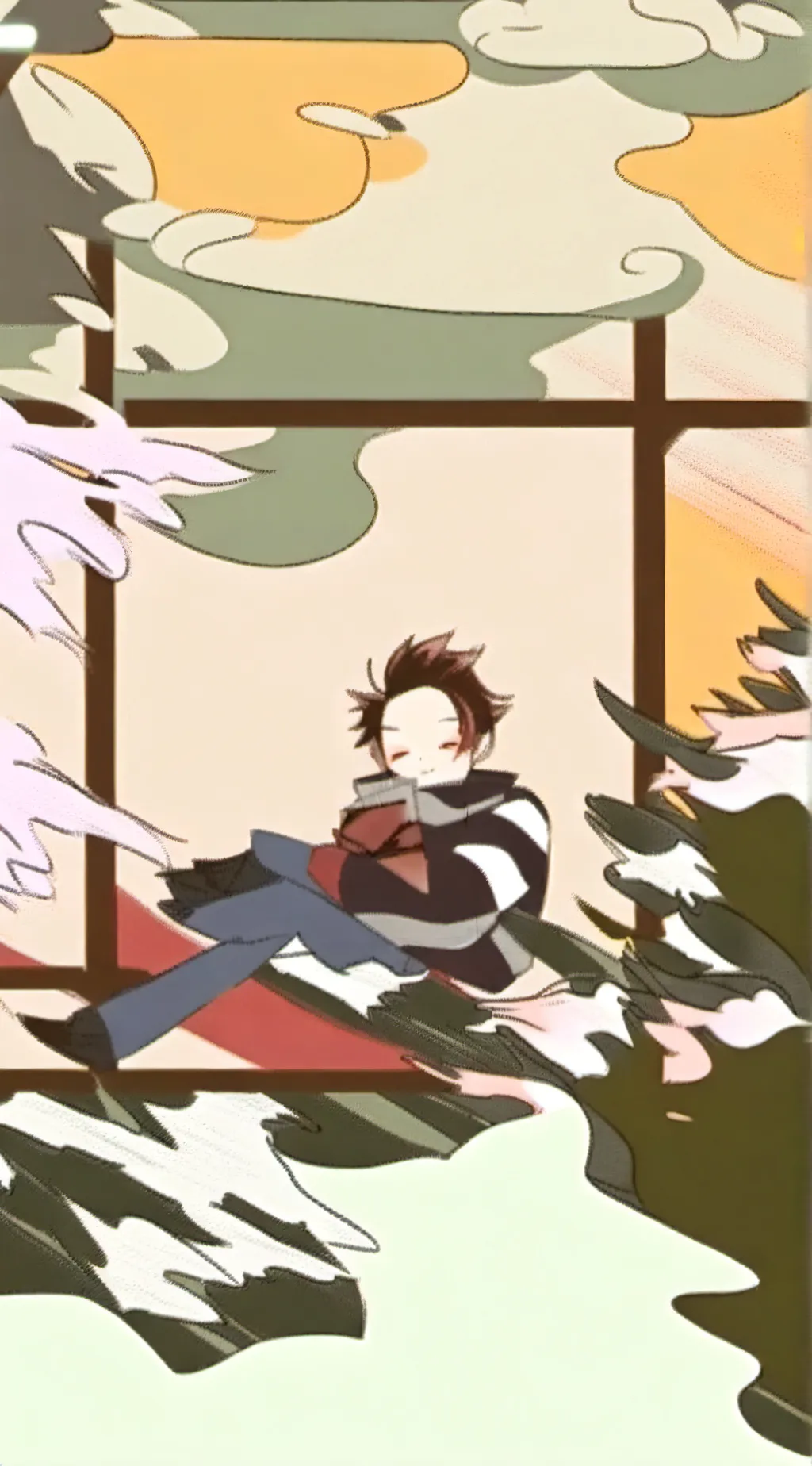 ai character: Tanjiro ur roomate background