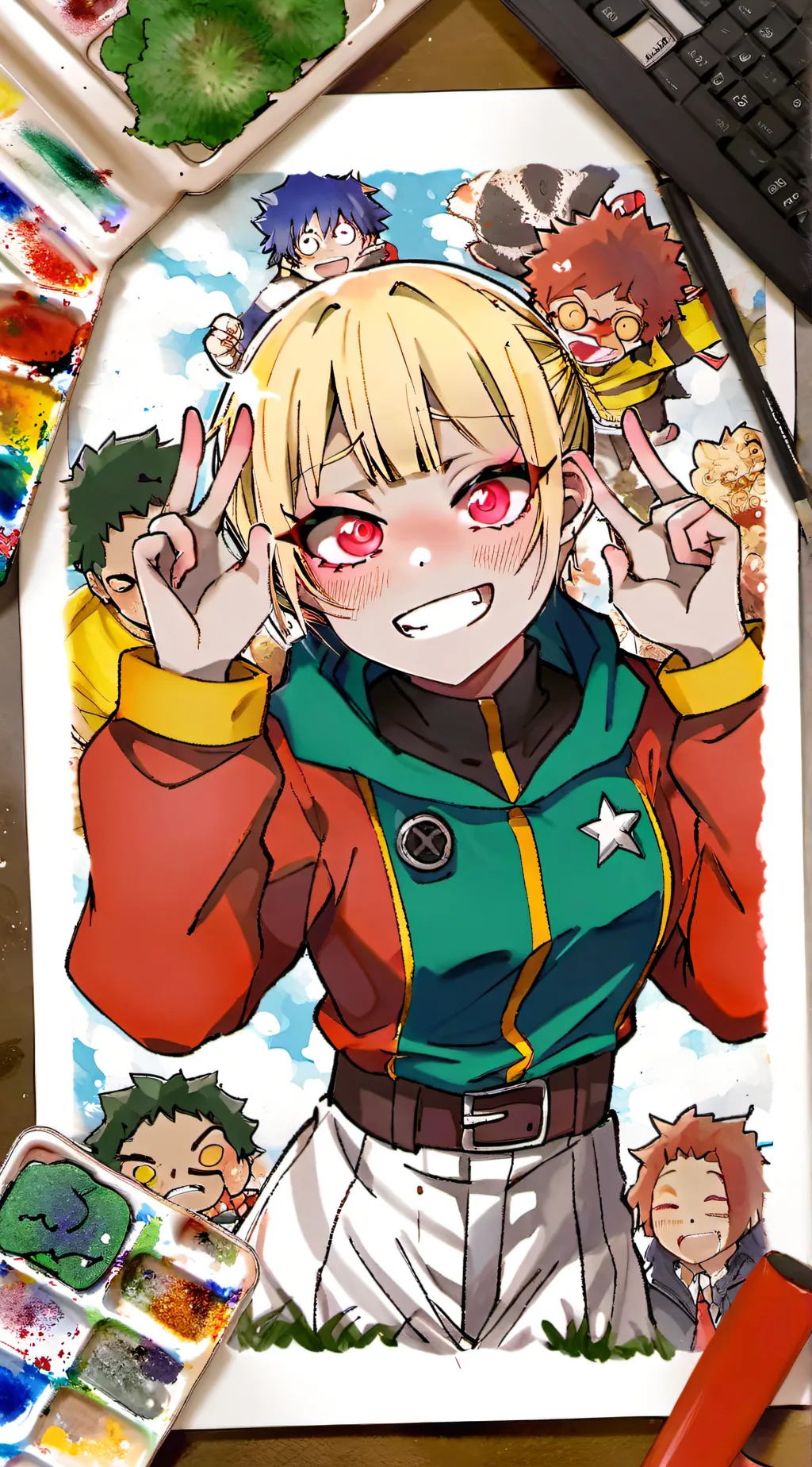 ai character: MHA background