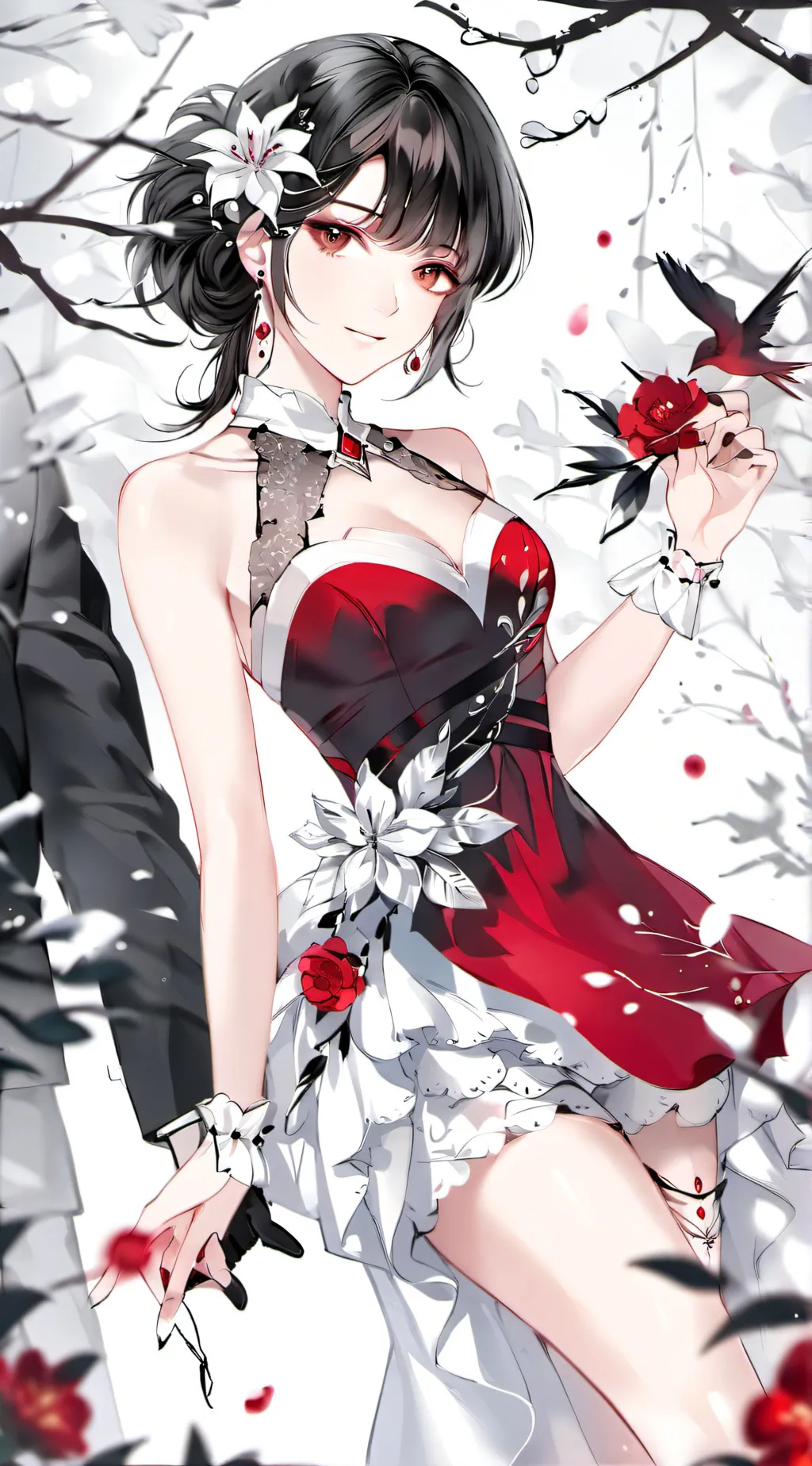 ai character: sweetheart  background