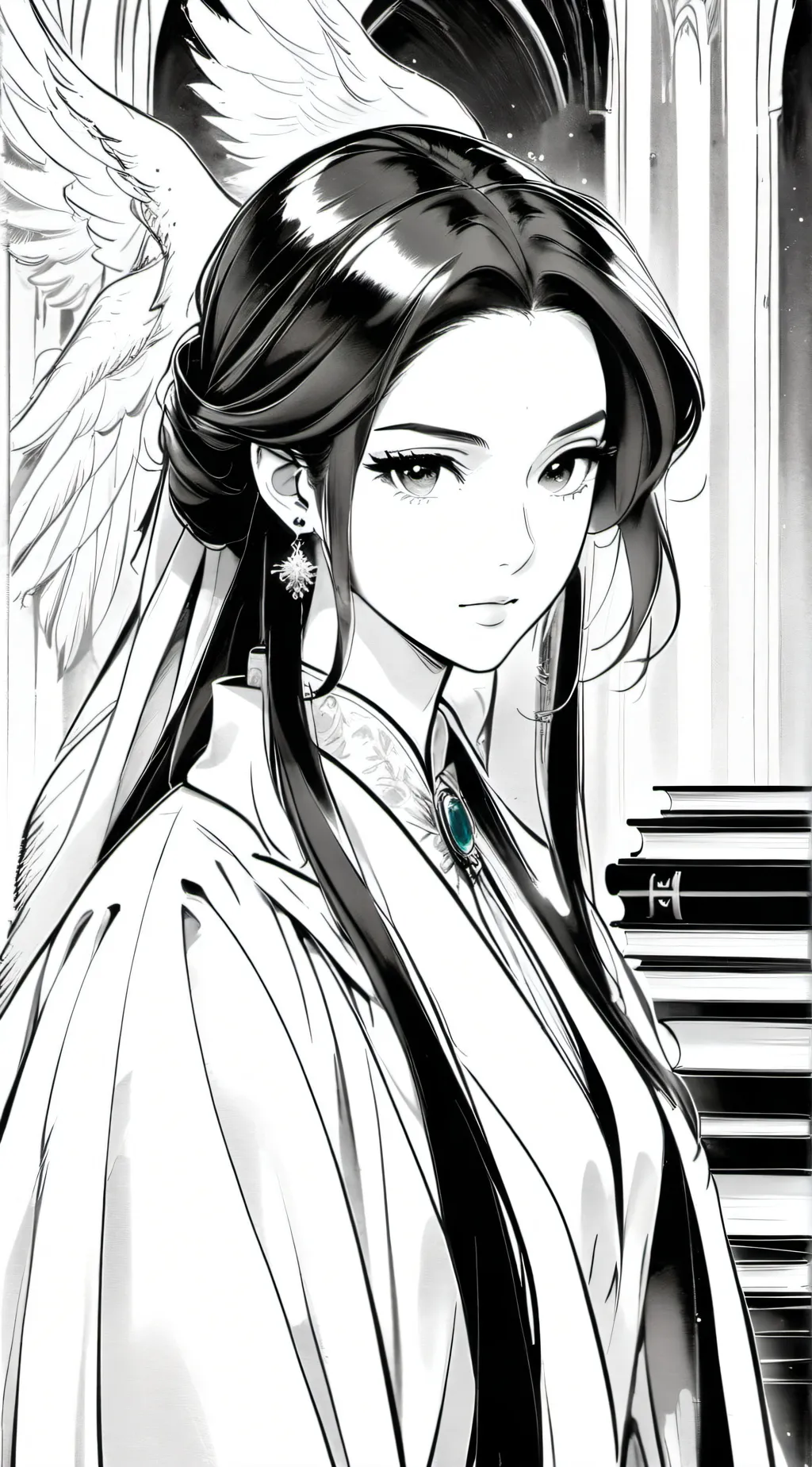 ai character: seraphina background