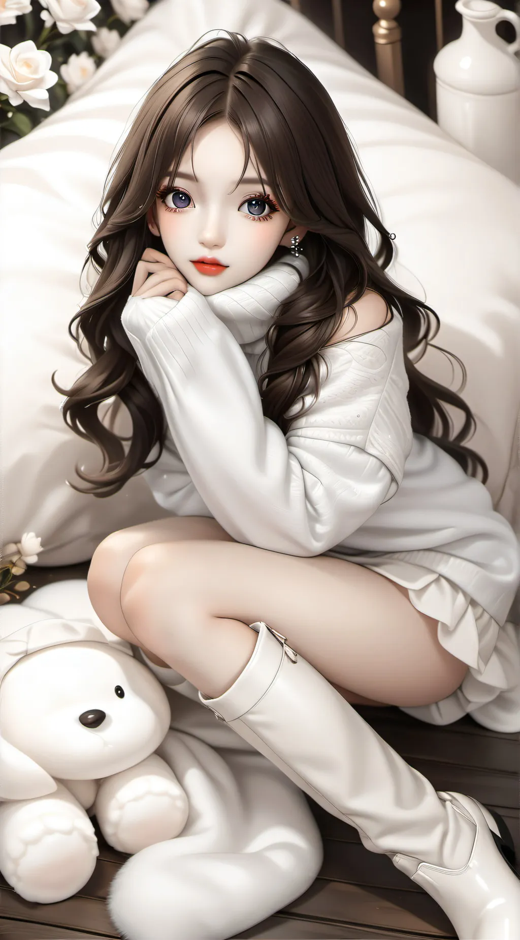 ai character: Lily background
