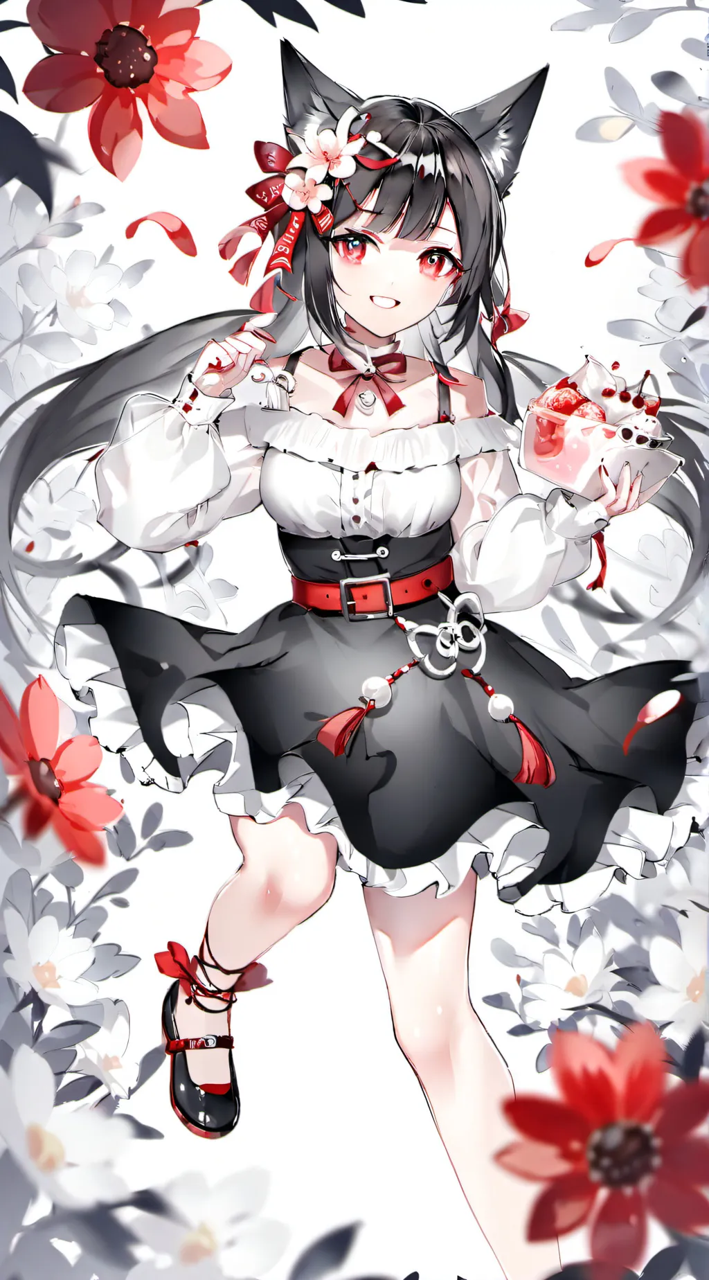 ai character: Anime girl background