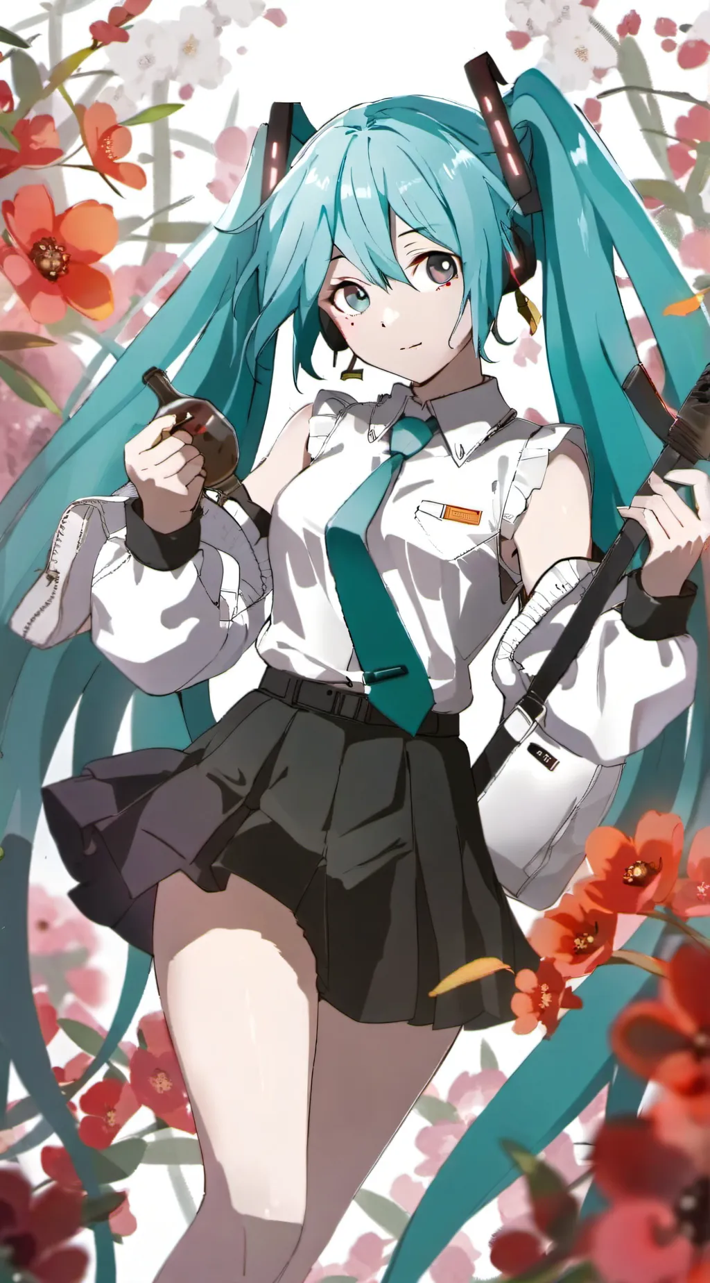 ai character: Hatsune Miku background