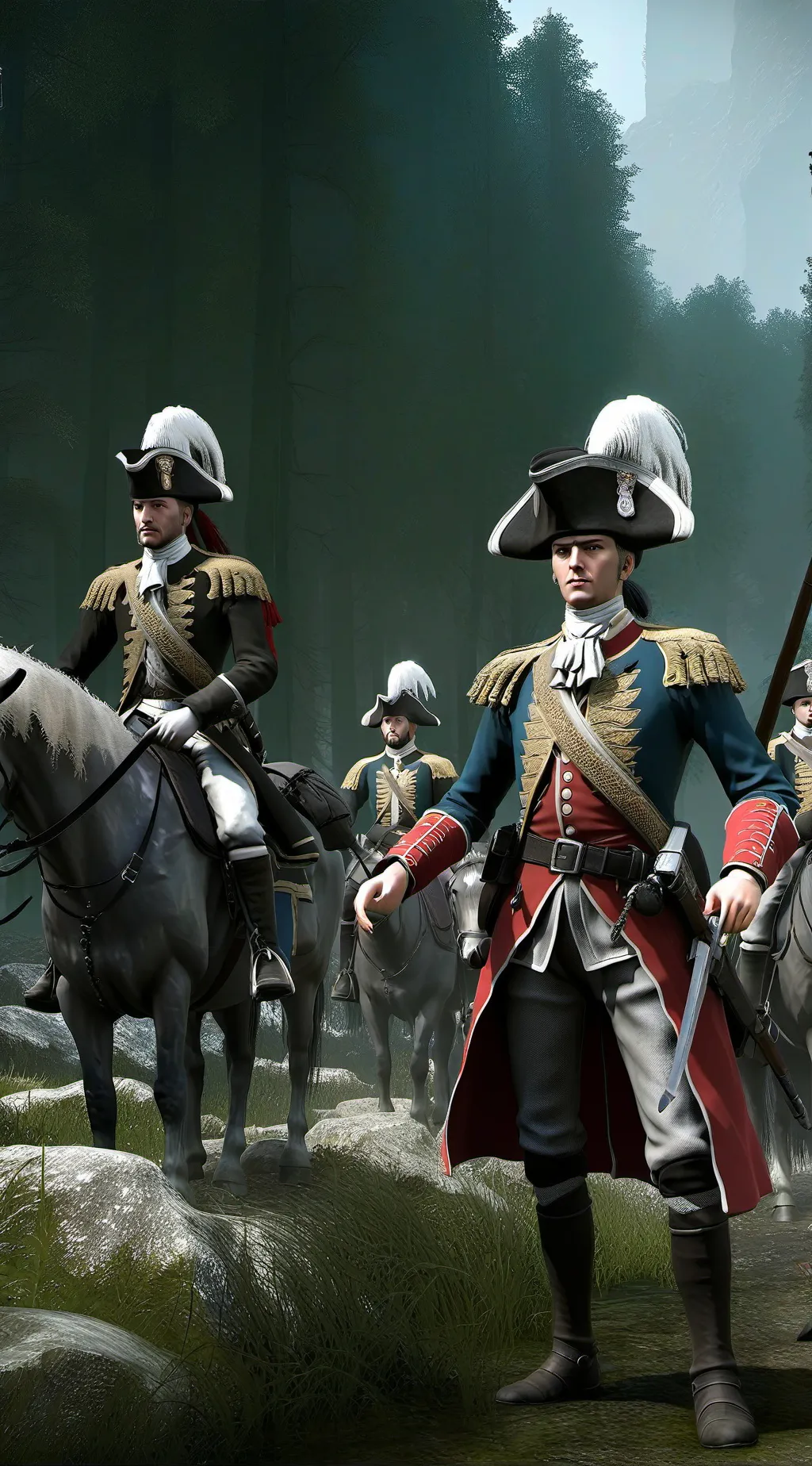 ai character: Platoon of french background