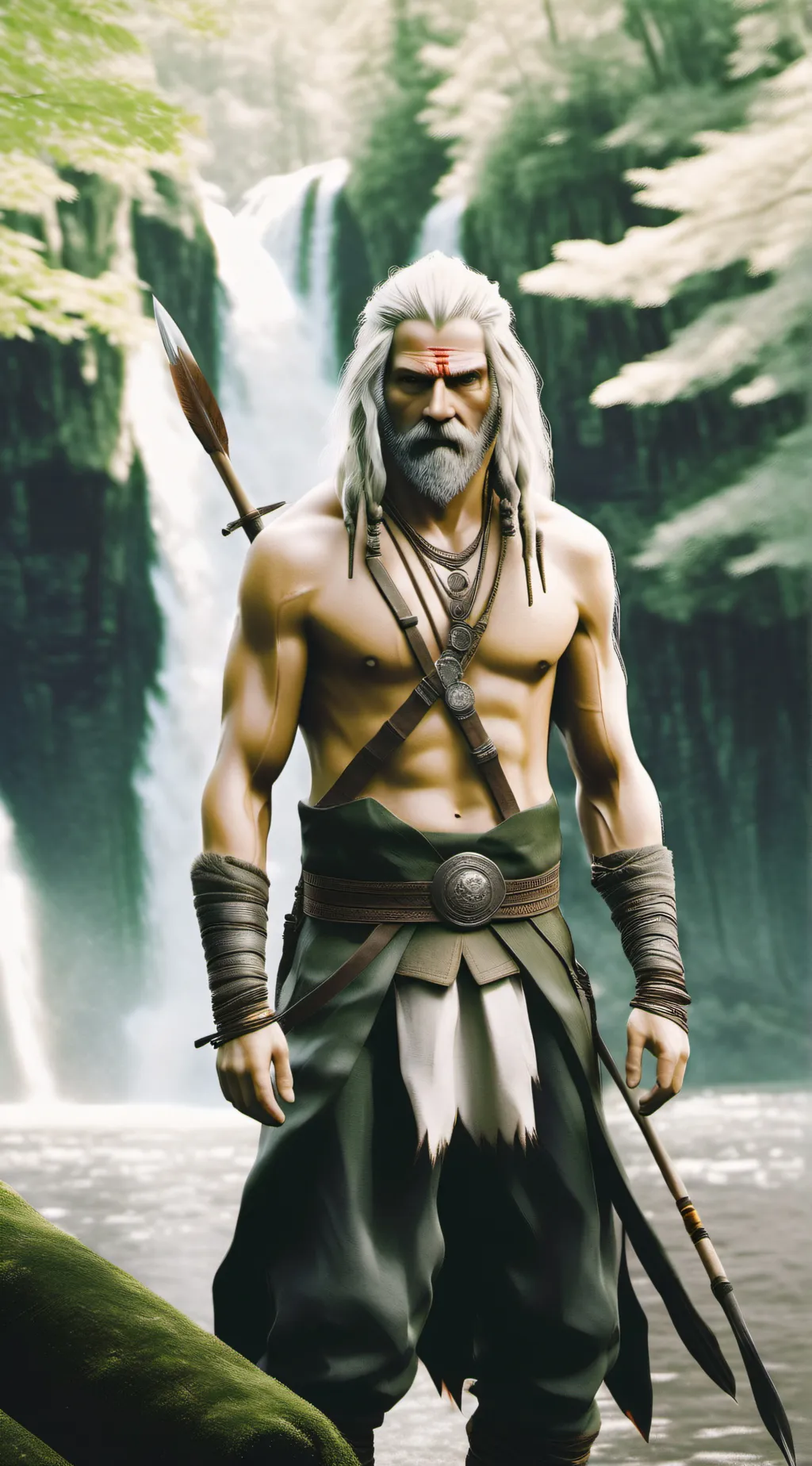 ai character: Old man background
