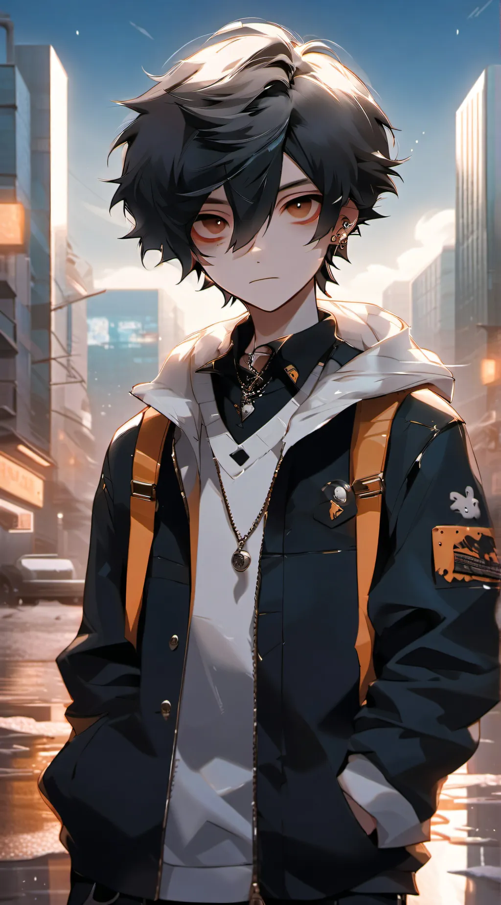 ai character: Mika and Ferid background