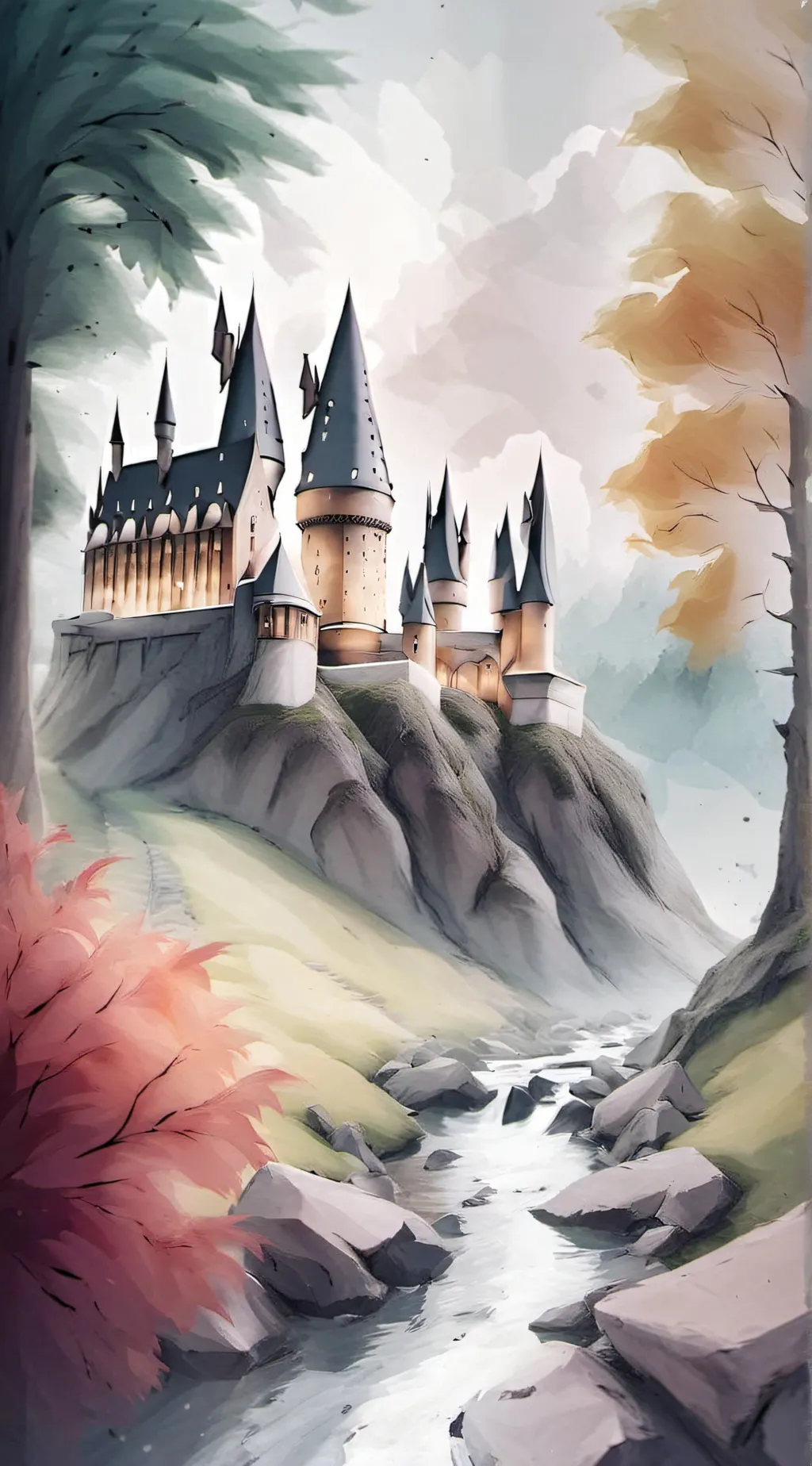 ai character: Hogwarts background