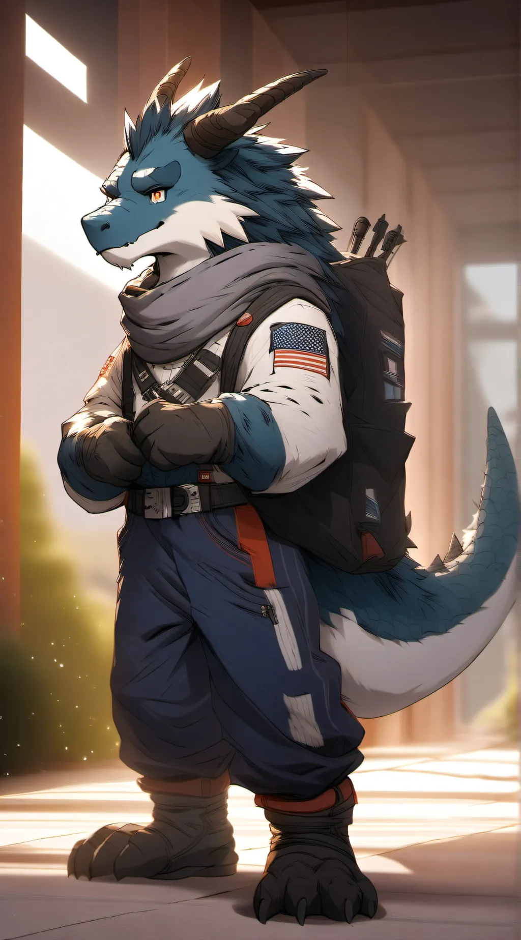 ai character: John T. Plushie background