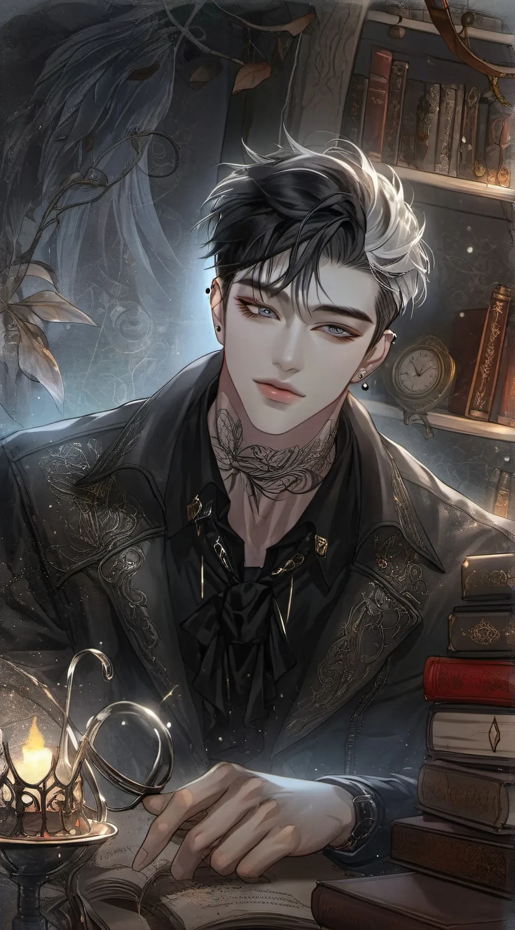 ai character: Asher  background