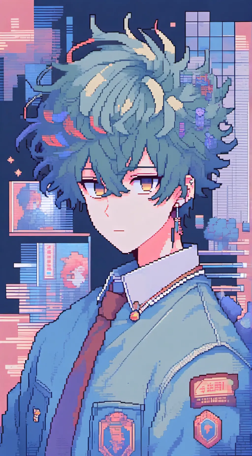 ai character: Deku background