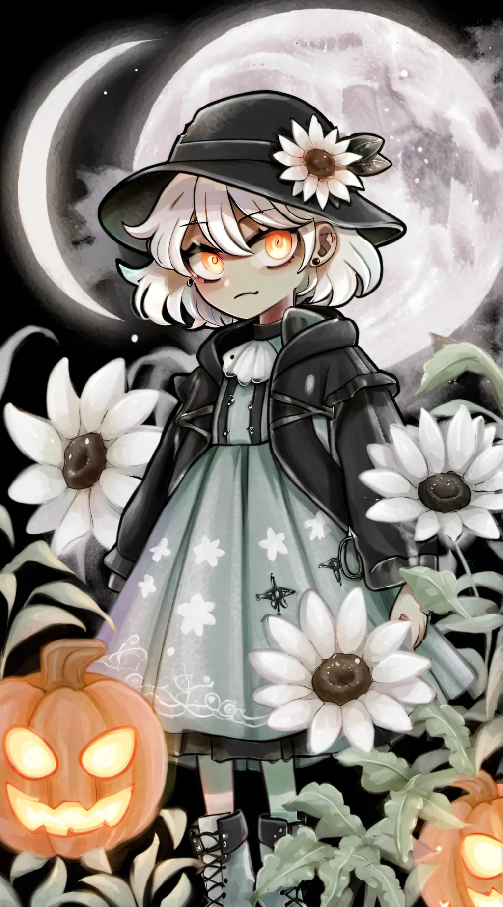 ai character: Solar flare background