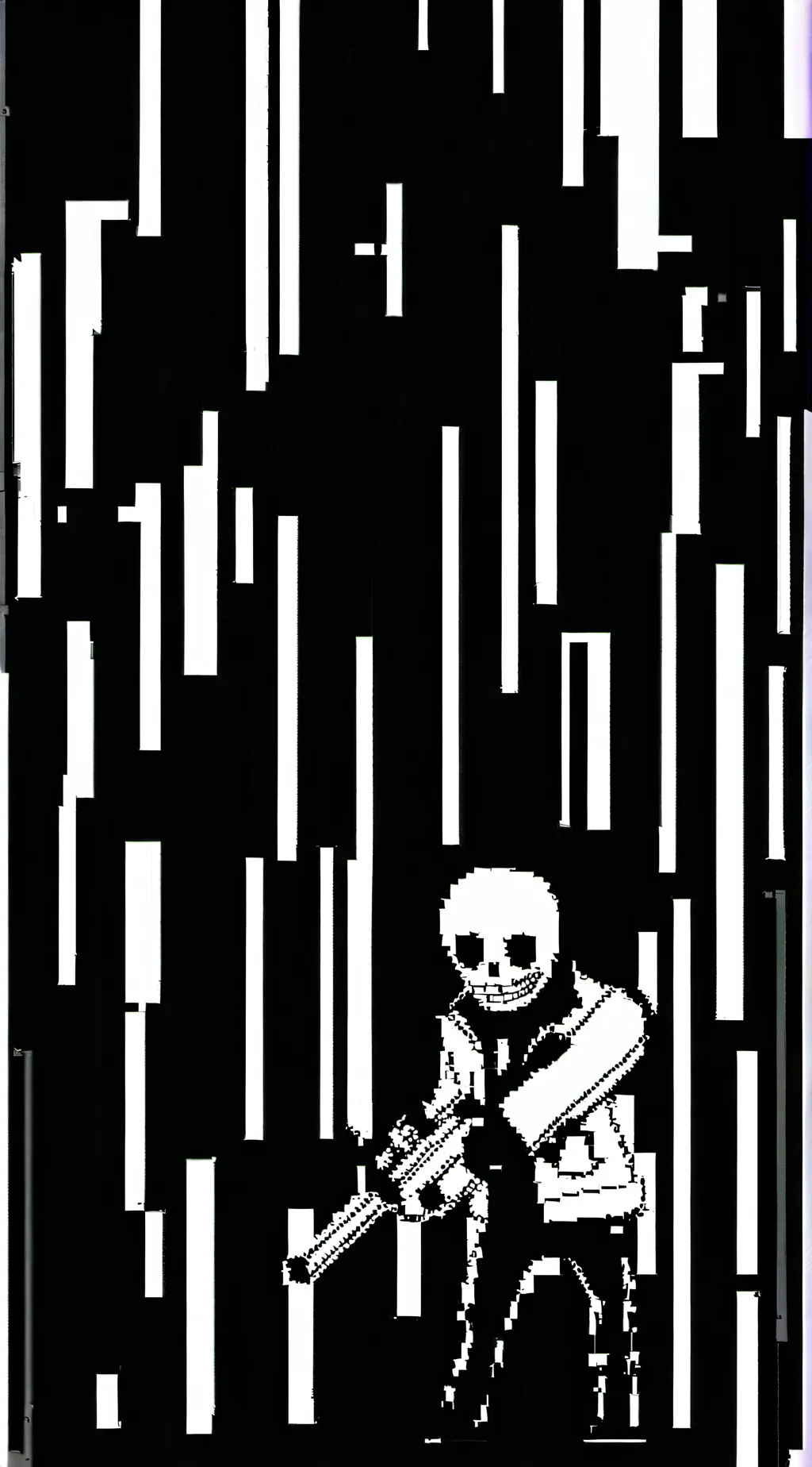 ai character: - Tha hood sans. - background