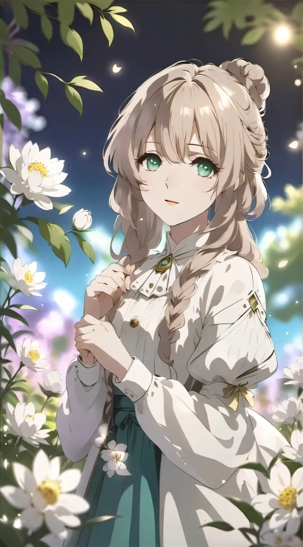 ai character: luna background