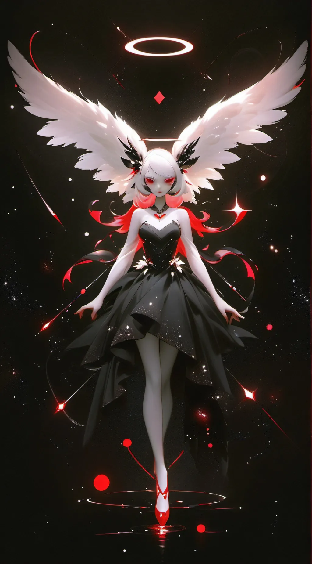 ai character: alastor (you) mom  background