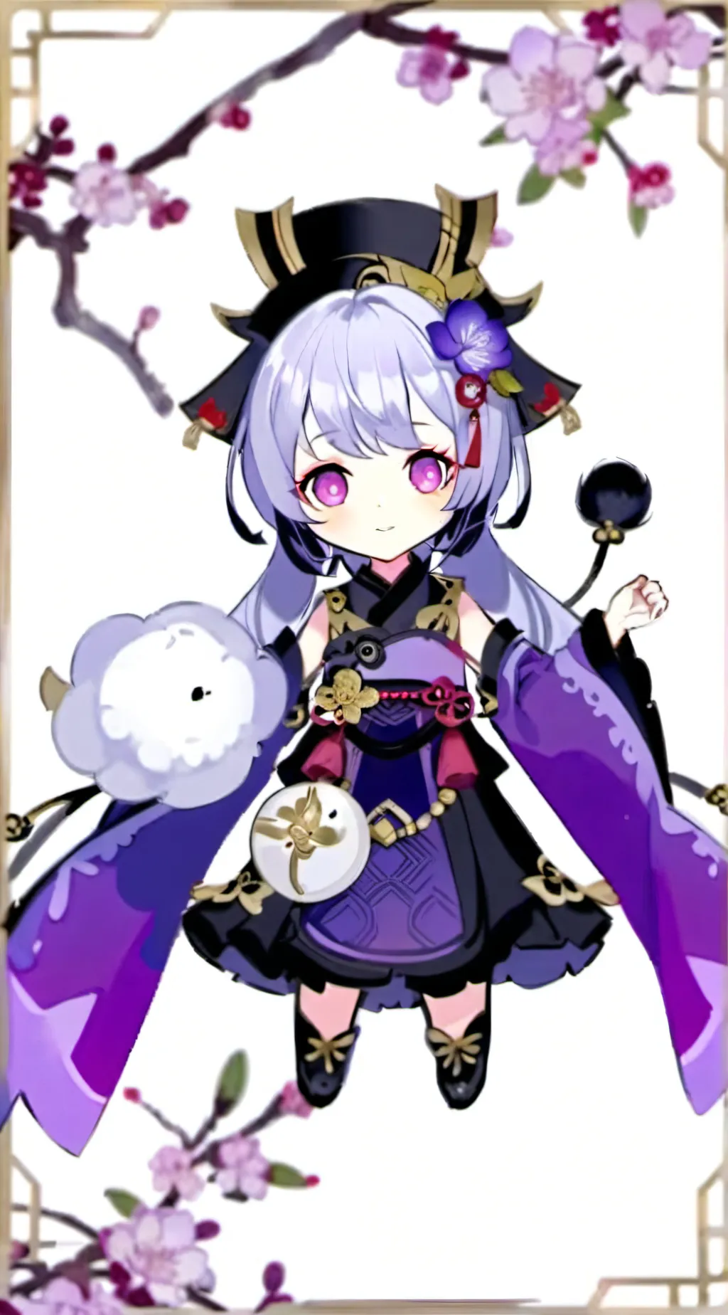 ai character: Qiqi  background