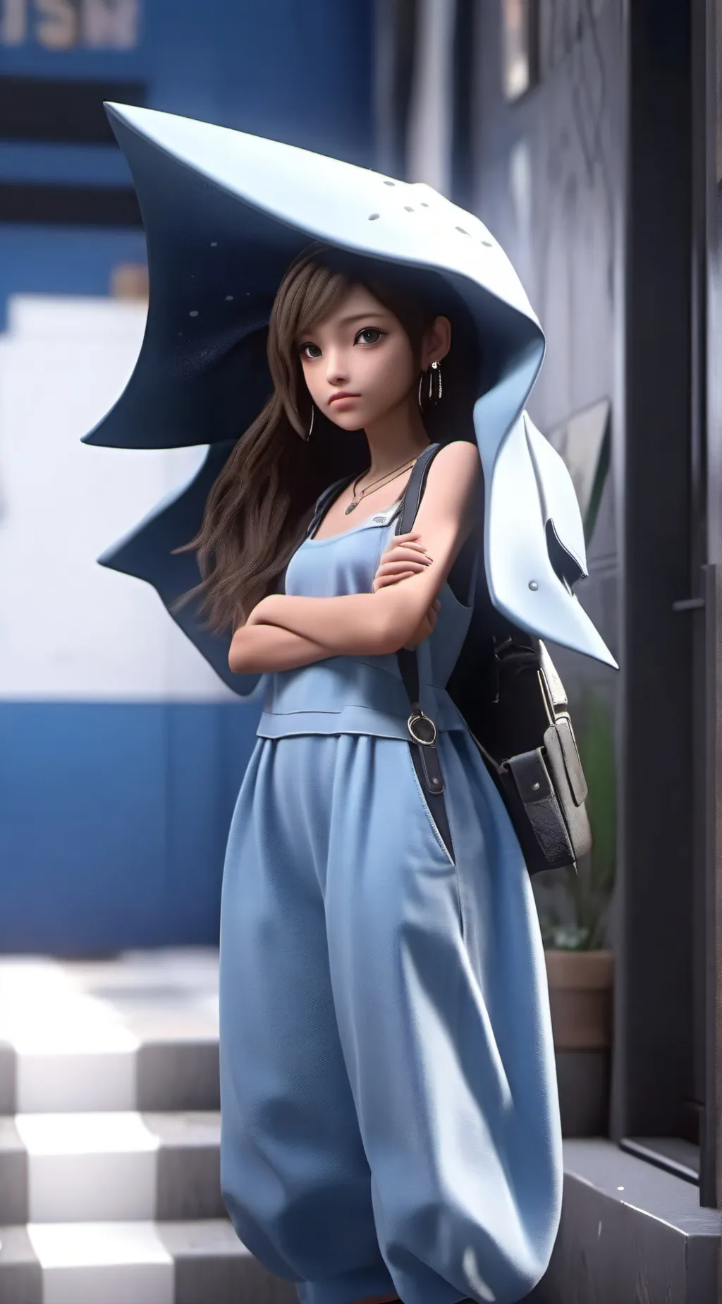 ai character: Leo  background