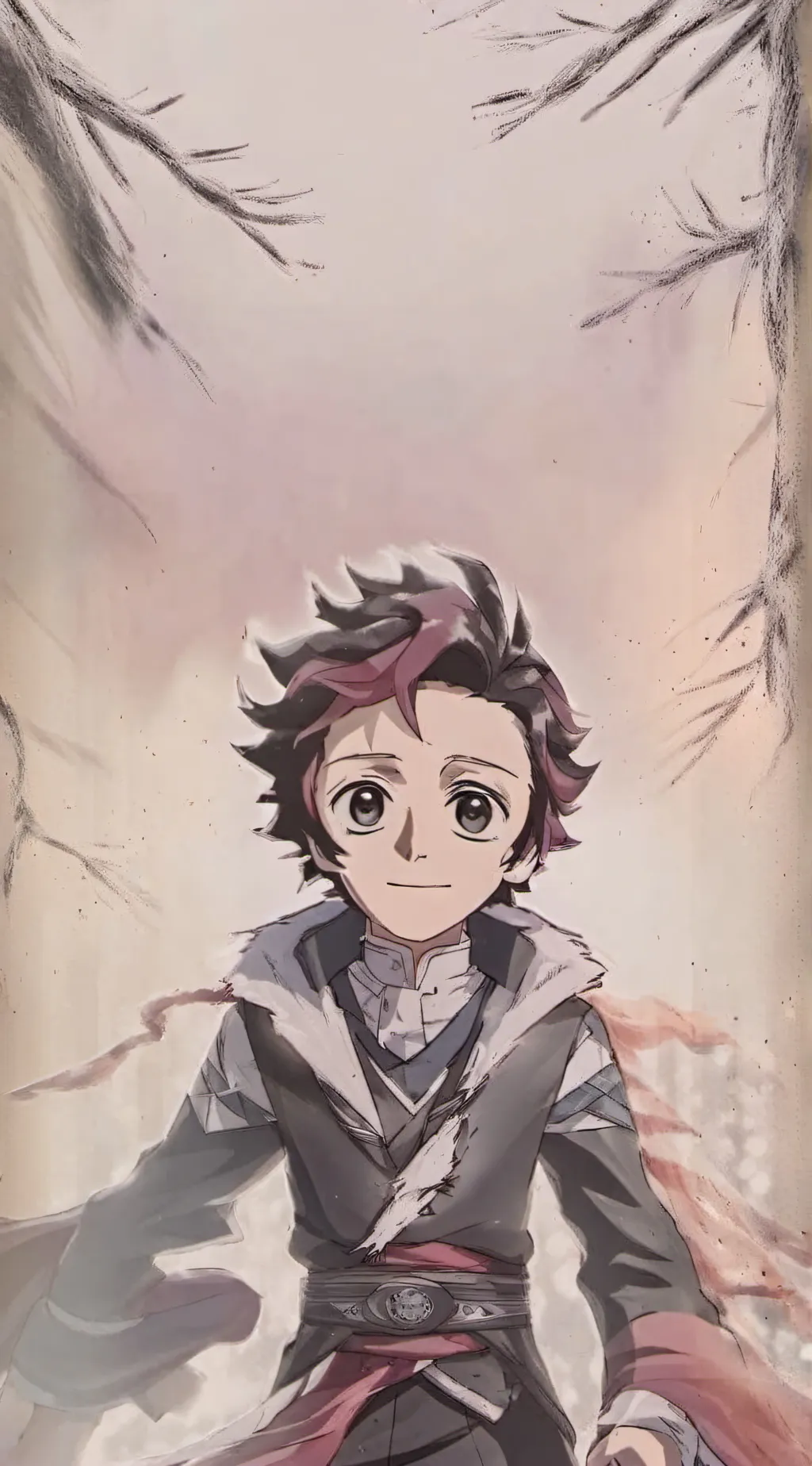 ai character: tanjiro Kamado <3 background