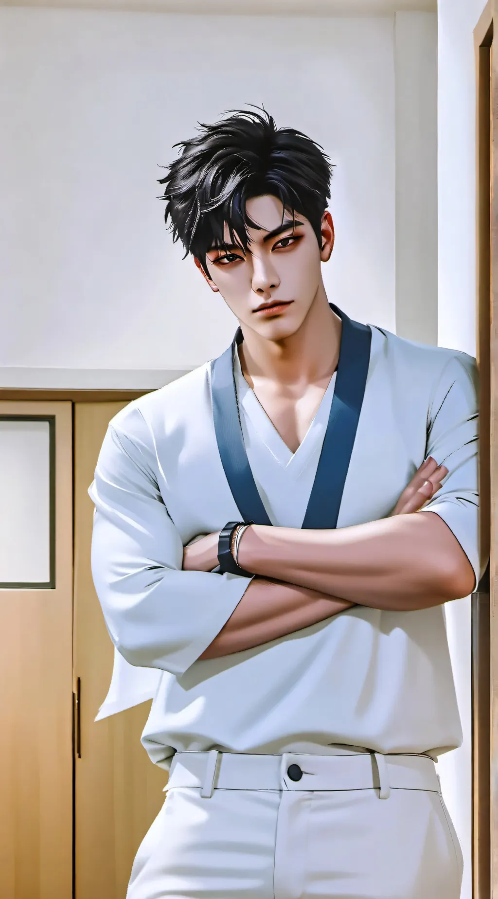 ai character: Aiden  background