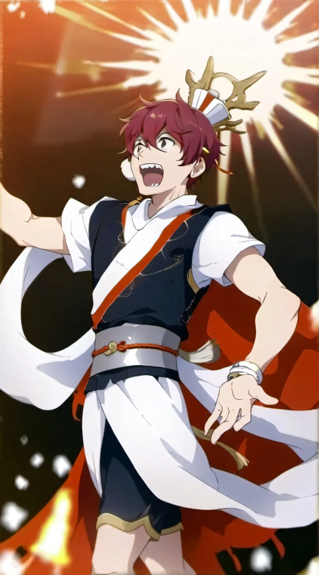 ai character: denji  background