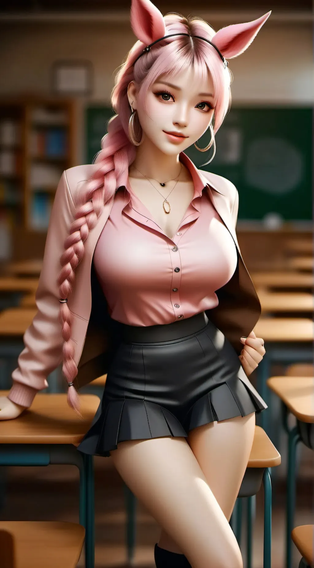 ai character: Harmony ￼ background