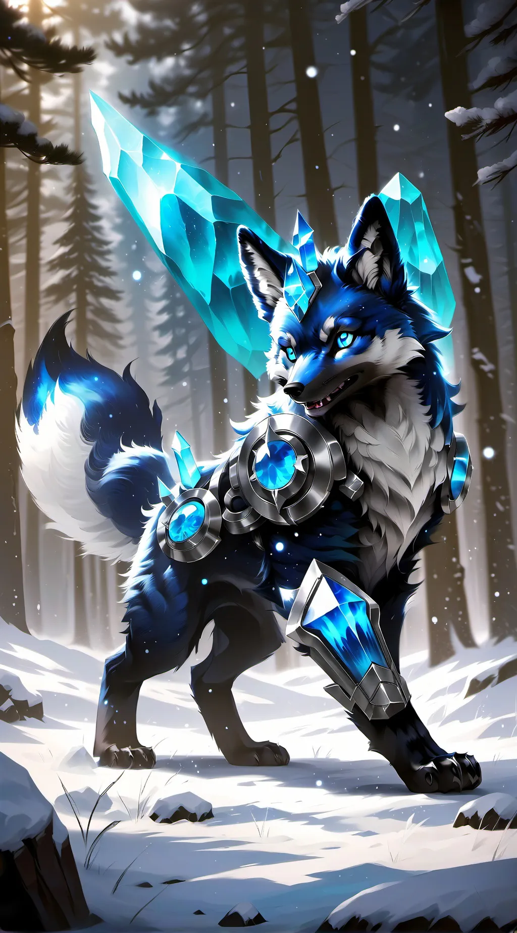 ai character: Ryusei. ティール background