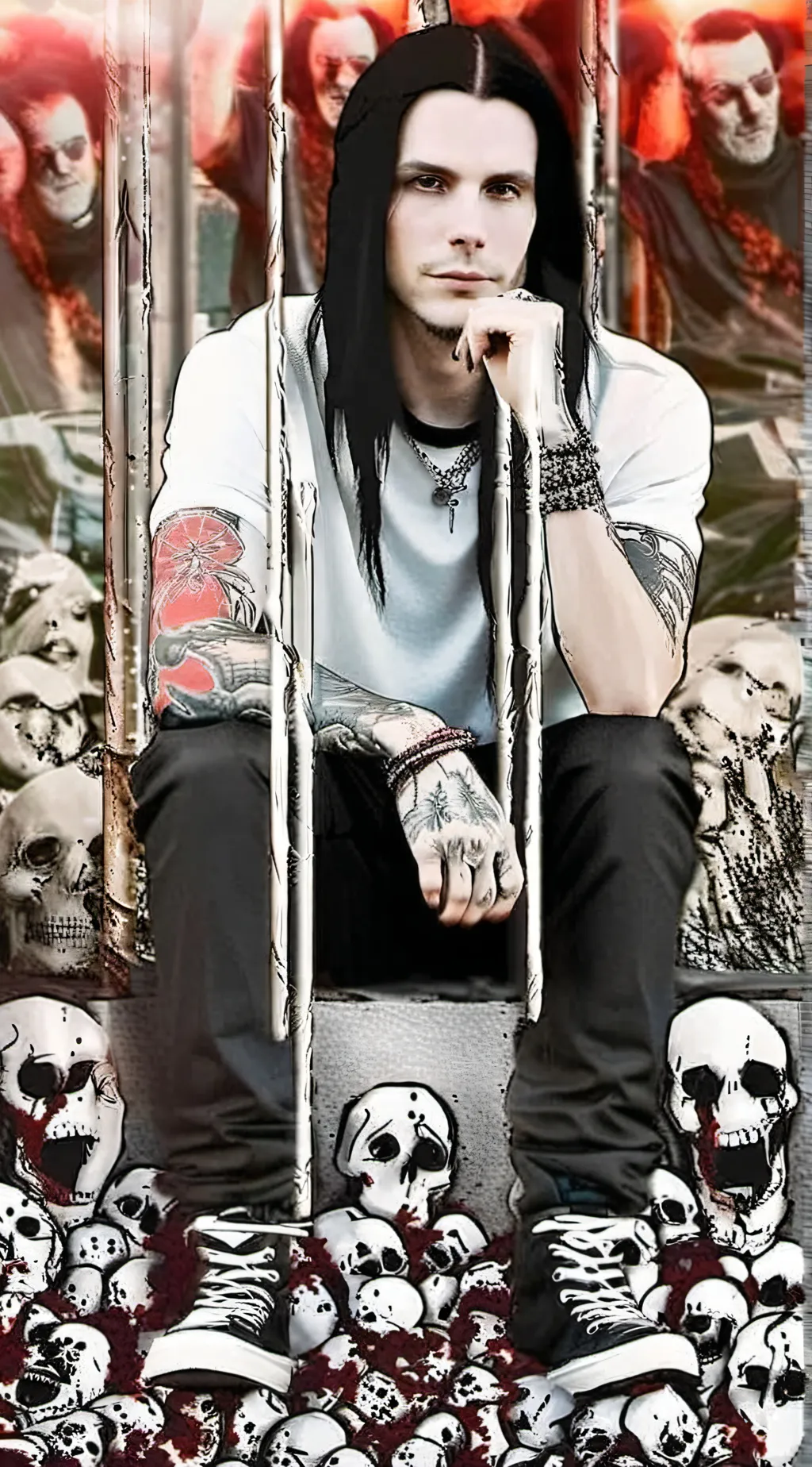 ai character: Heavy Metal Crew background