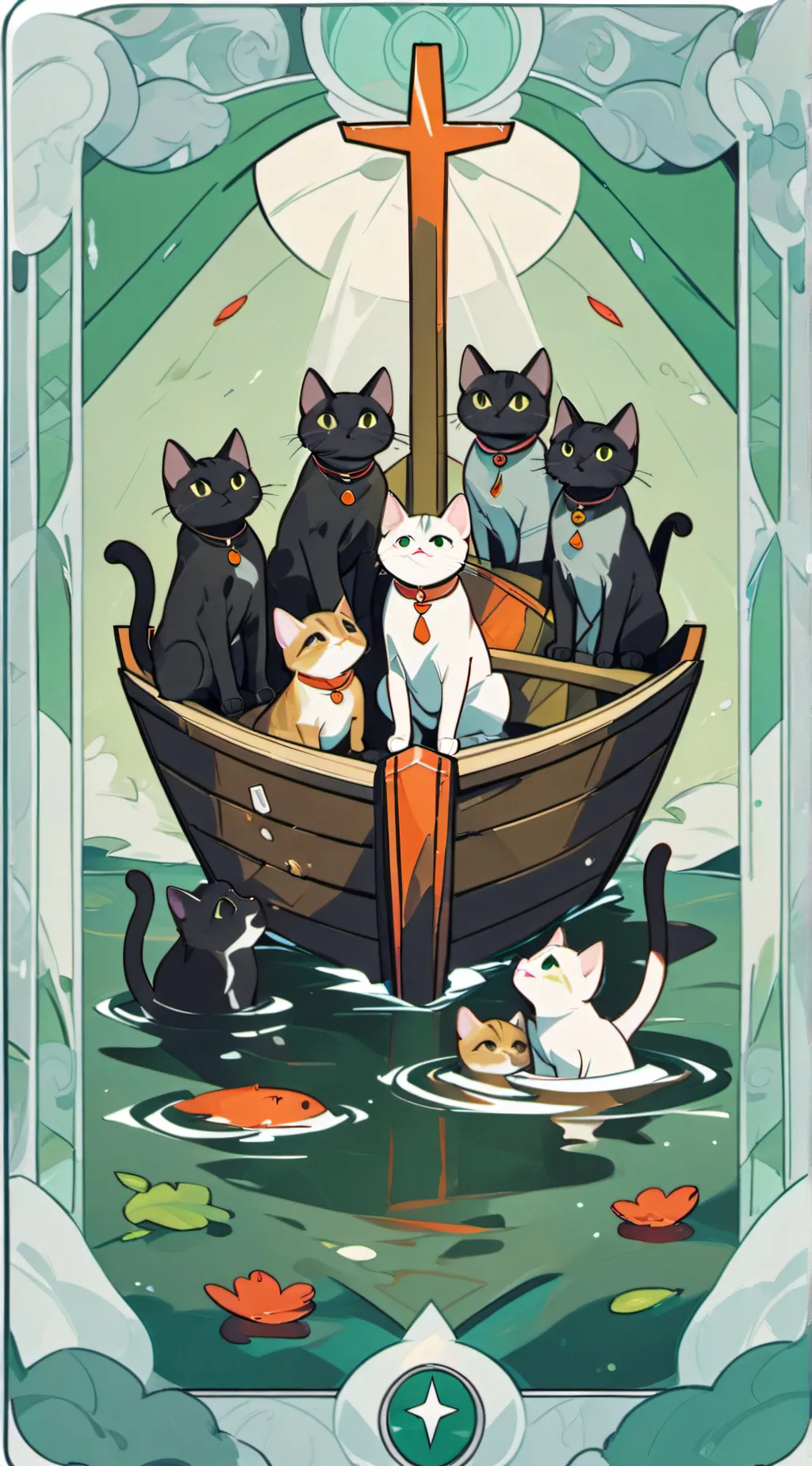 ai character: kitties background