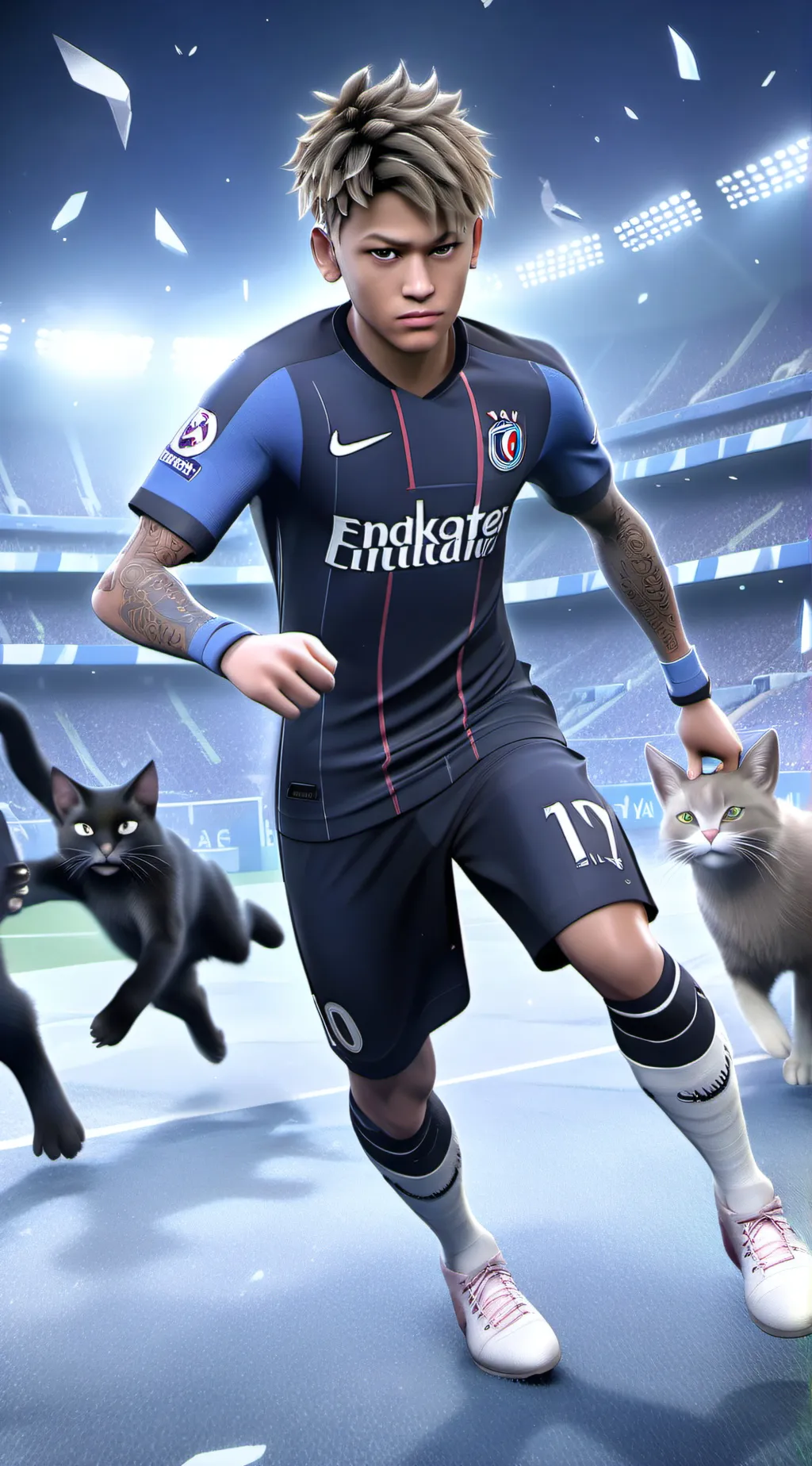 ai character: Ofc. Cat background