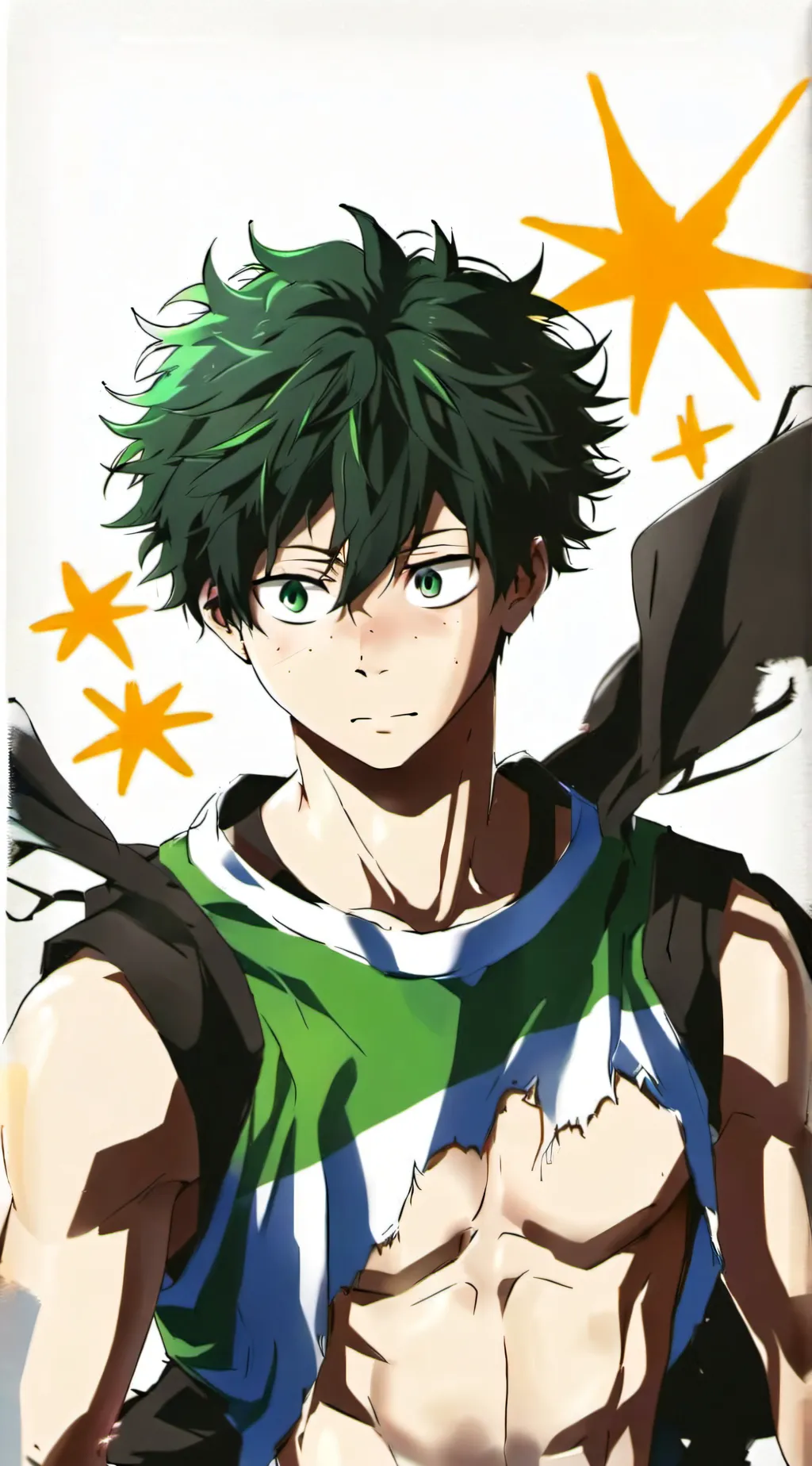 ai character: Deku background