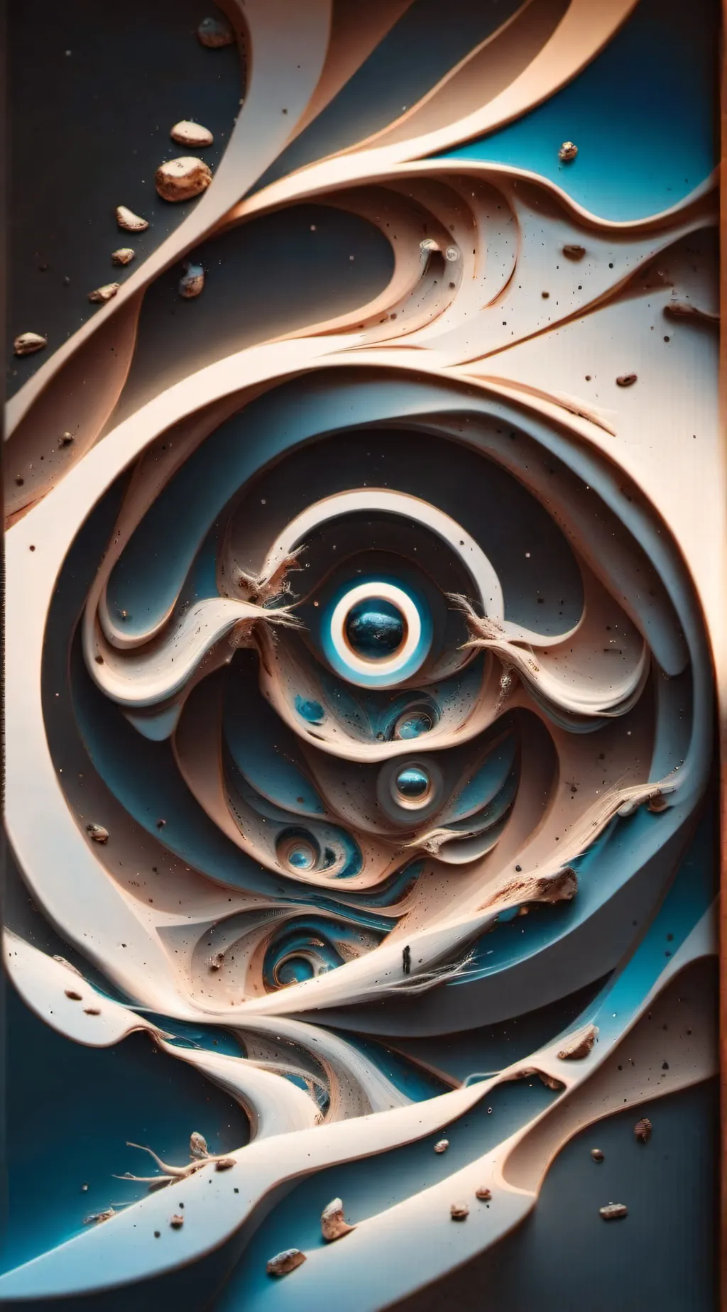 ai character: solar system background