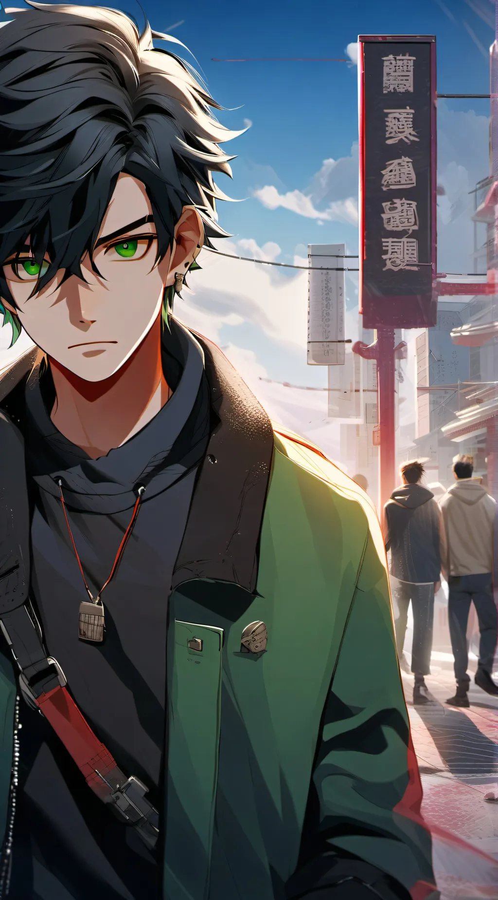 ai character: Max background