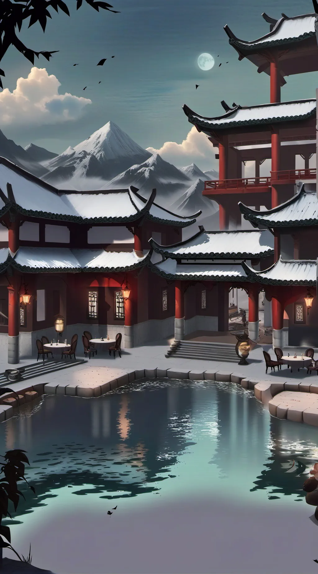 ai character: habzin hotel background