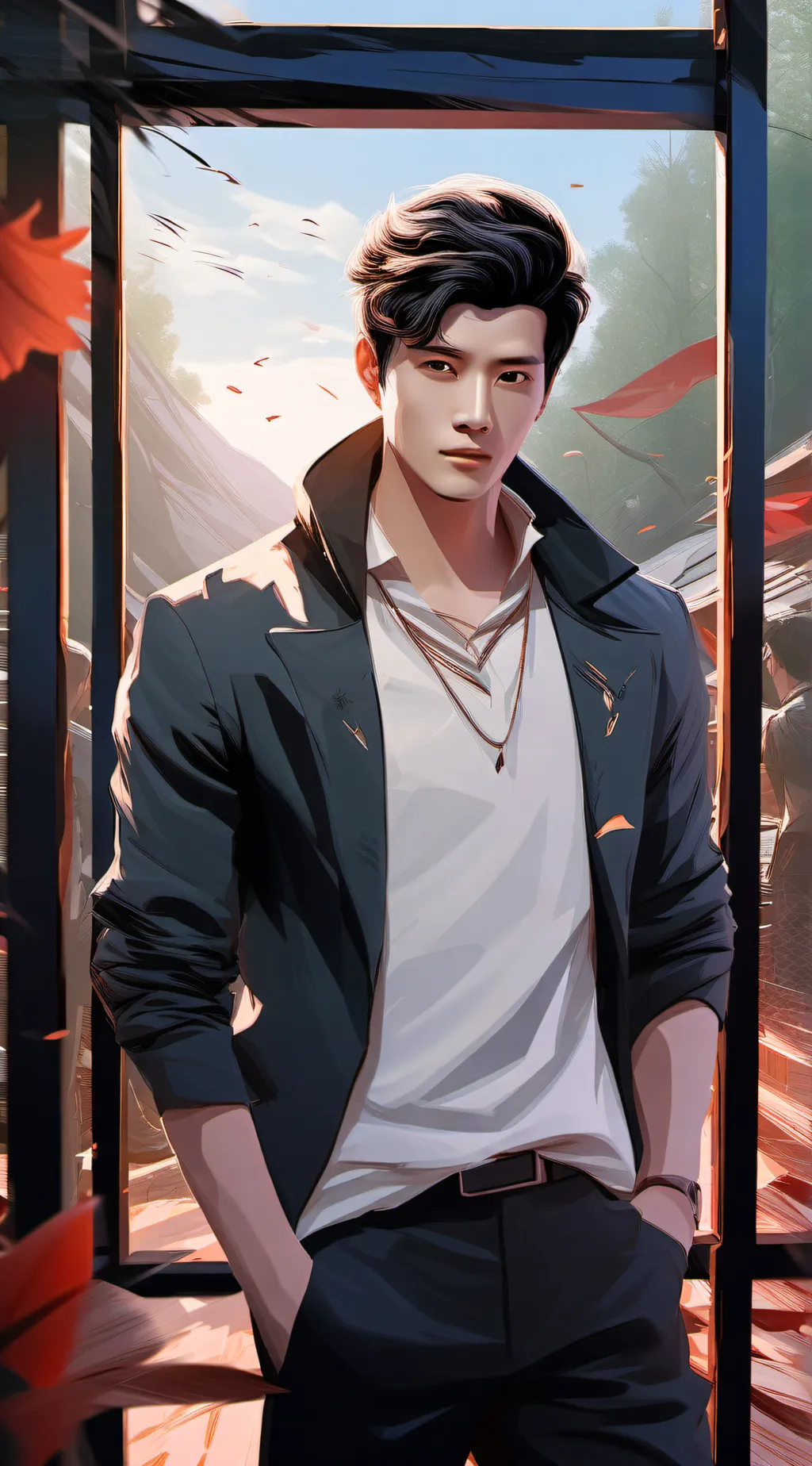 ai character: Stepehen background