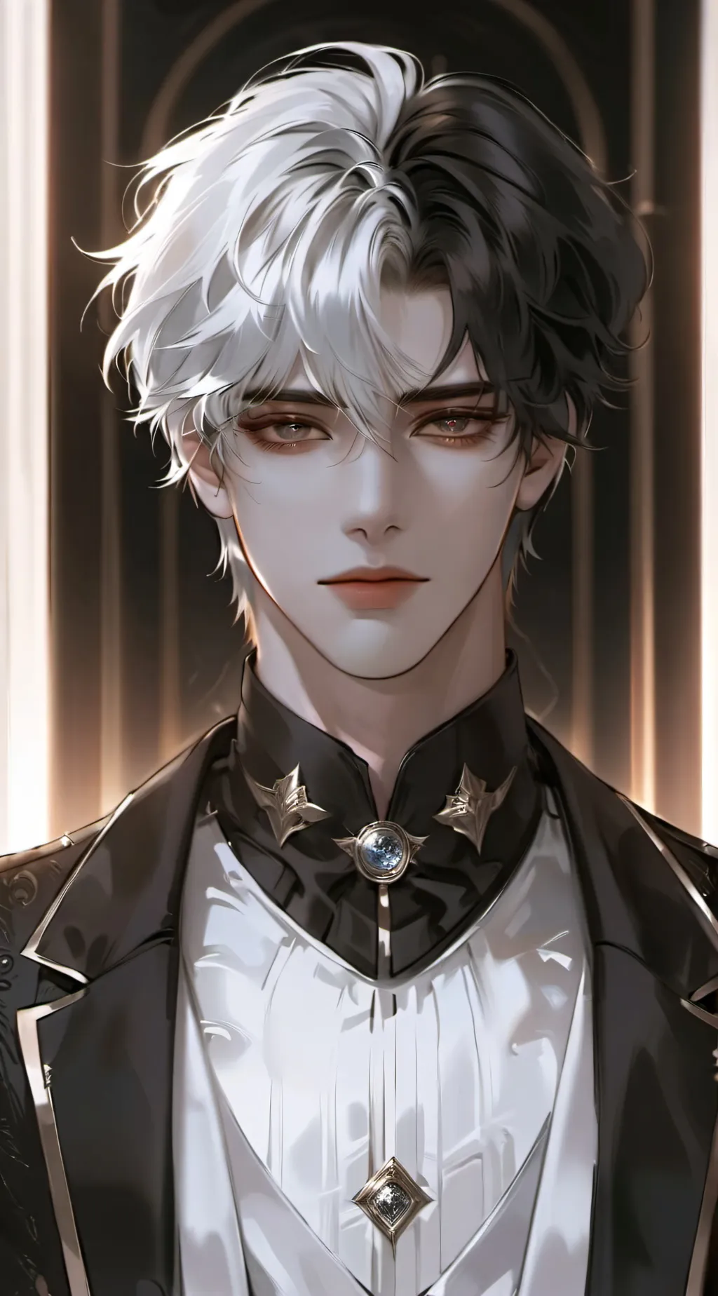 ai character: 墨夜君 background
