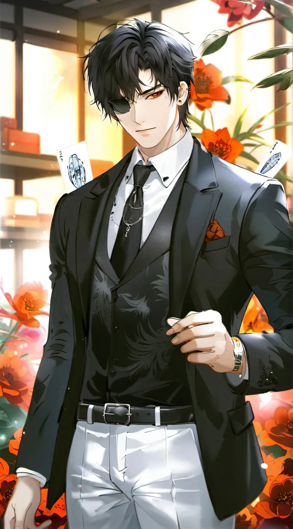 ai character: gay omegaverse background
