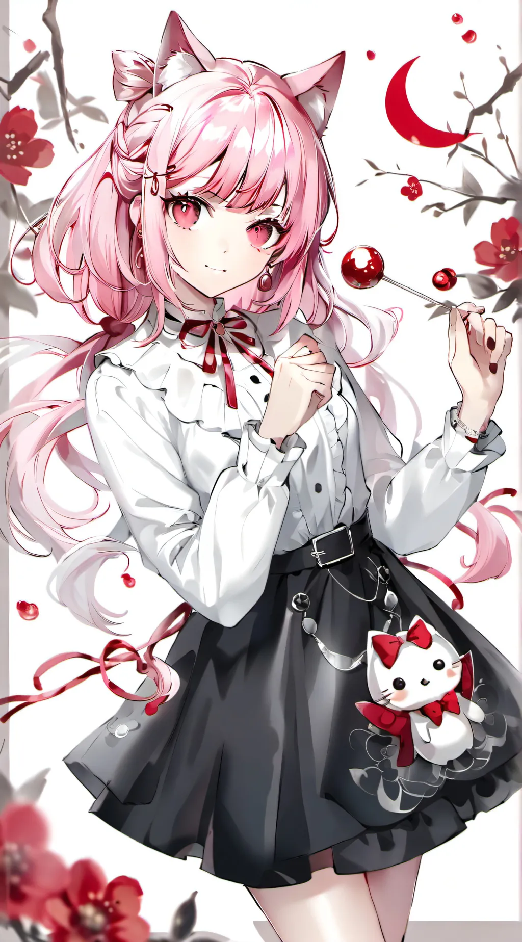 ai character: Vanilbean 🎀 background