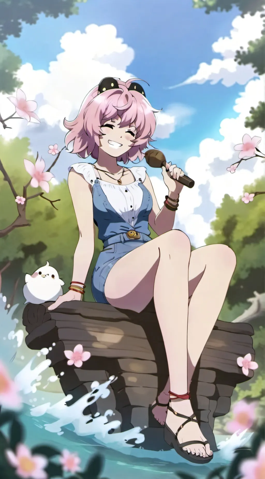 ai character: Mina Ashido background