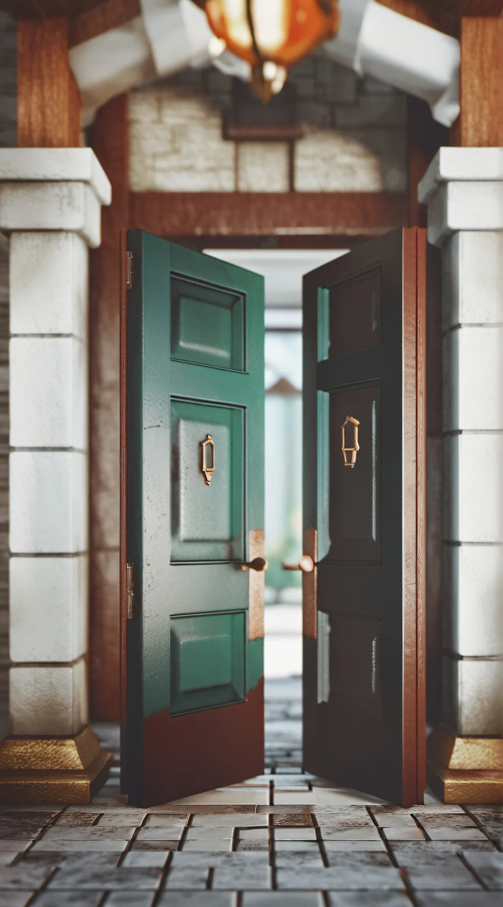ai character: Toxic Roblox Doors background