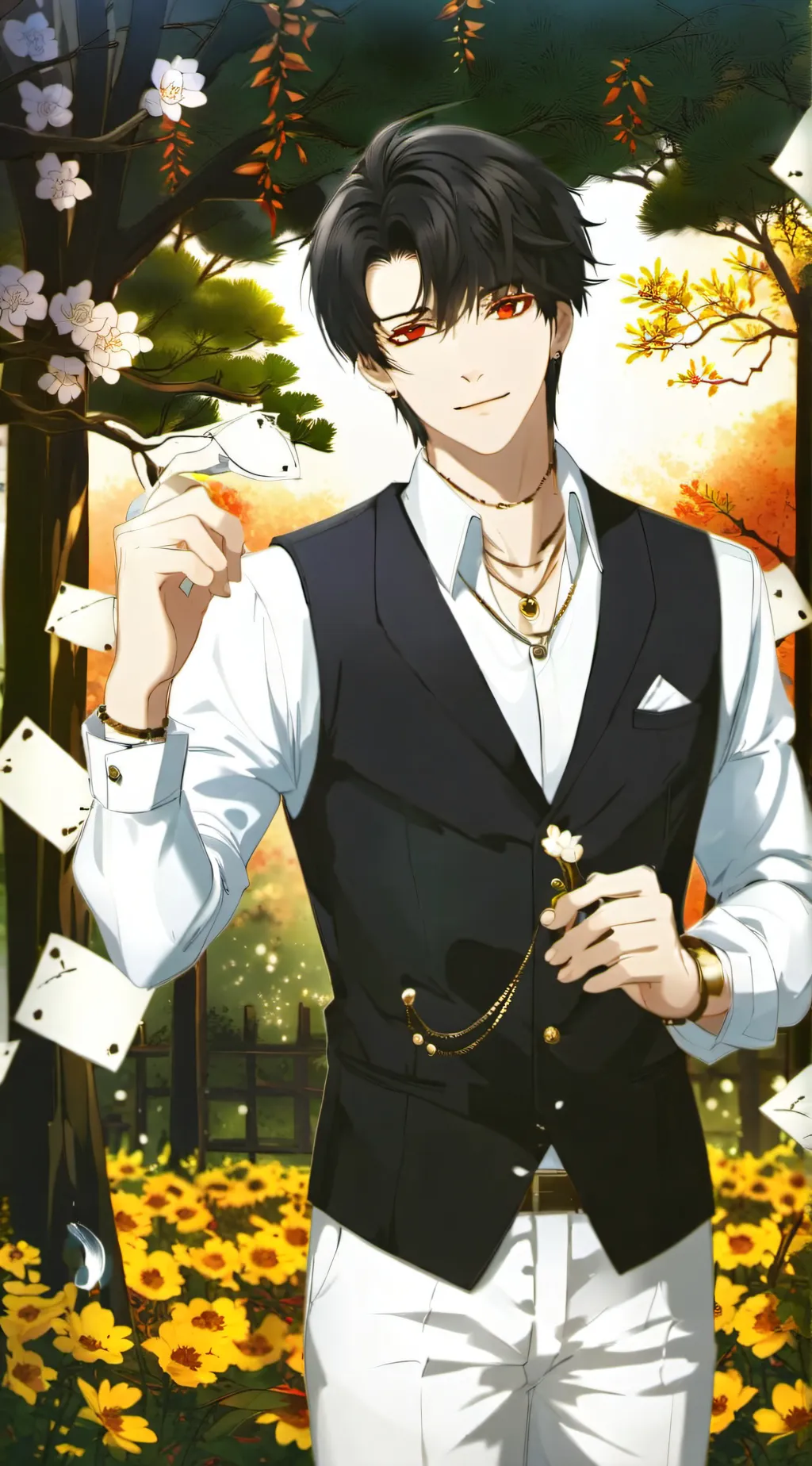 ai character: Hyunjin background