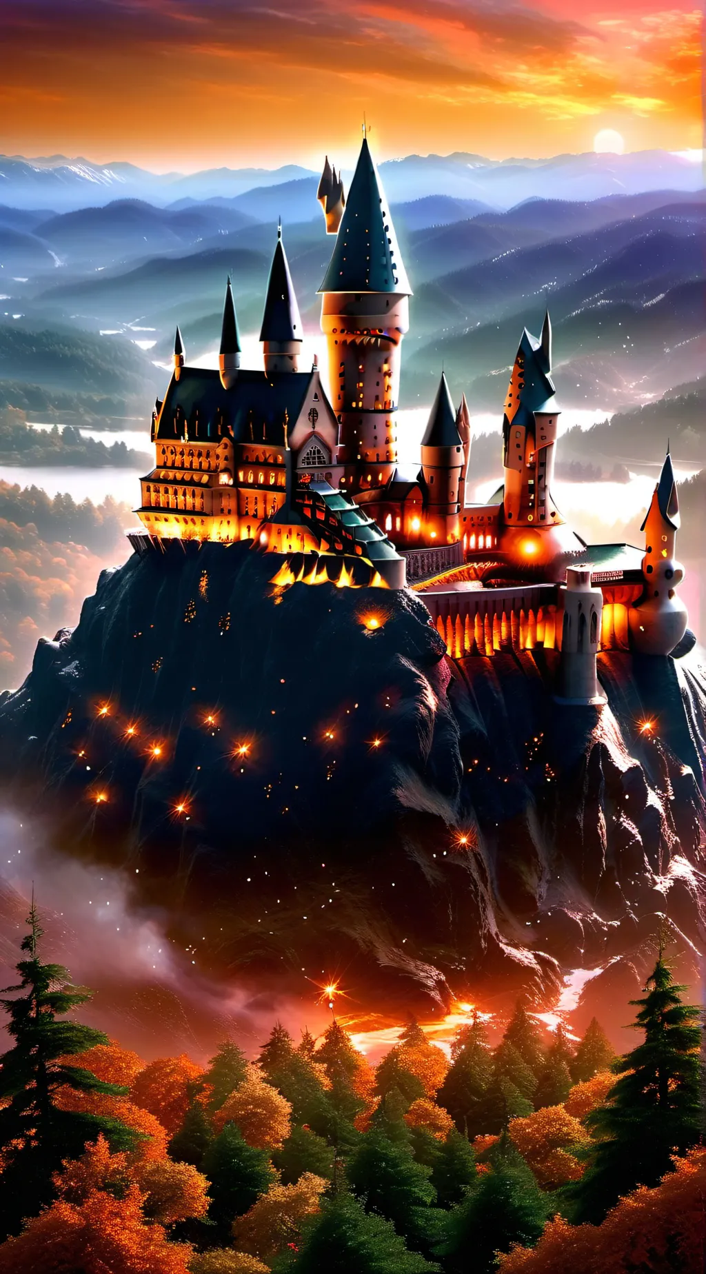 ai character: Hogwarts background