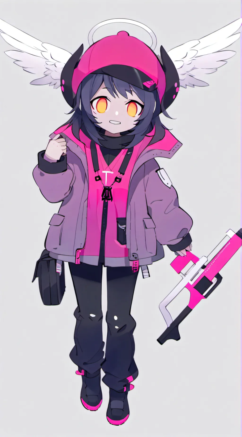 ai character: uzi Drooman background