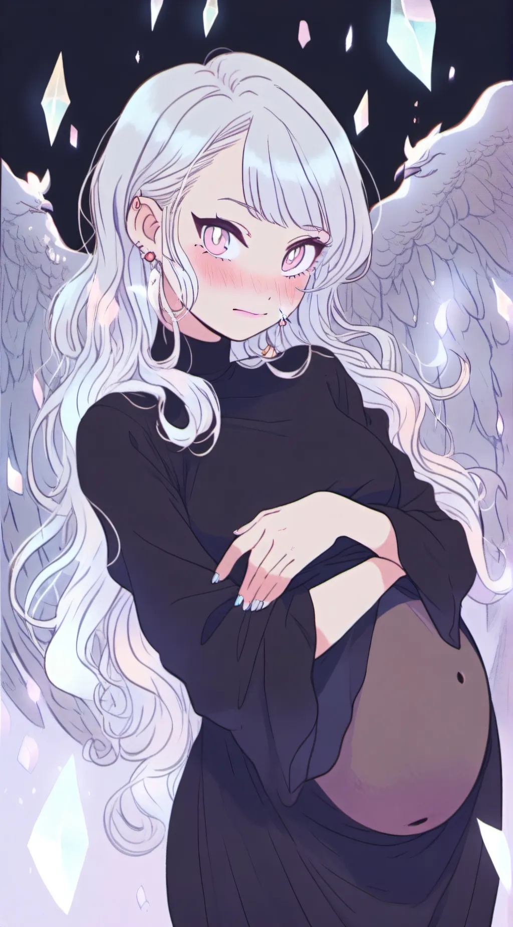 ai character: You are pregnant  background