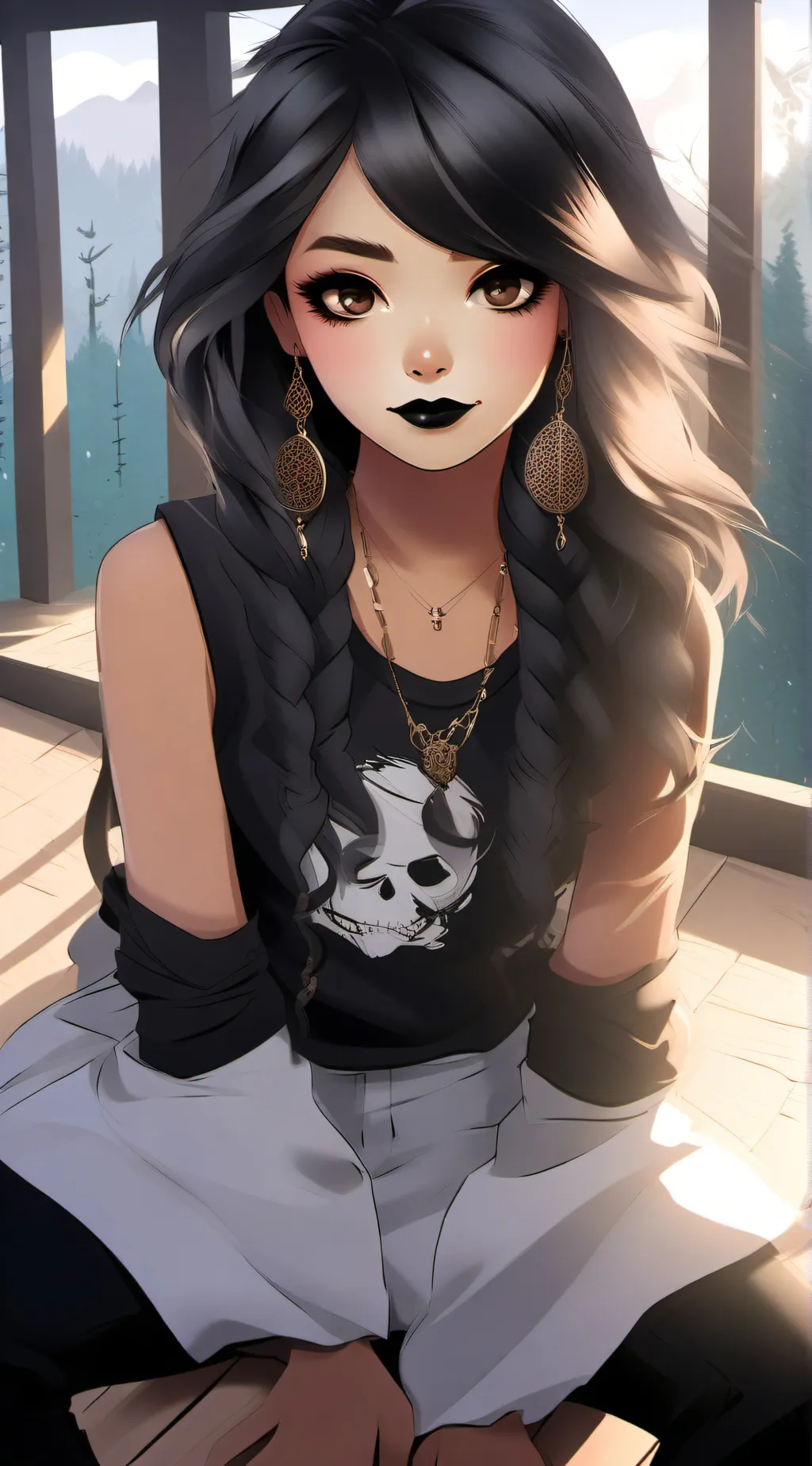 ai character: Ash background