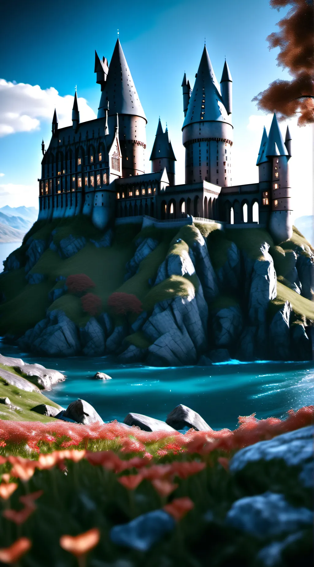 ai character: Hogwartss background