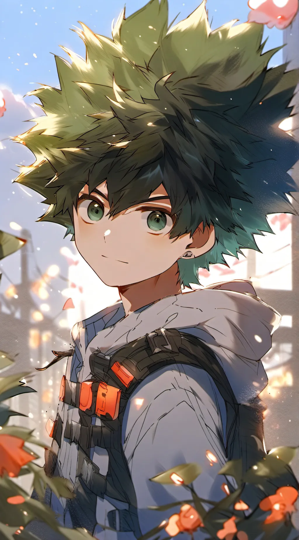 ai character: Deku background