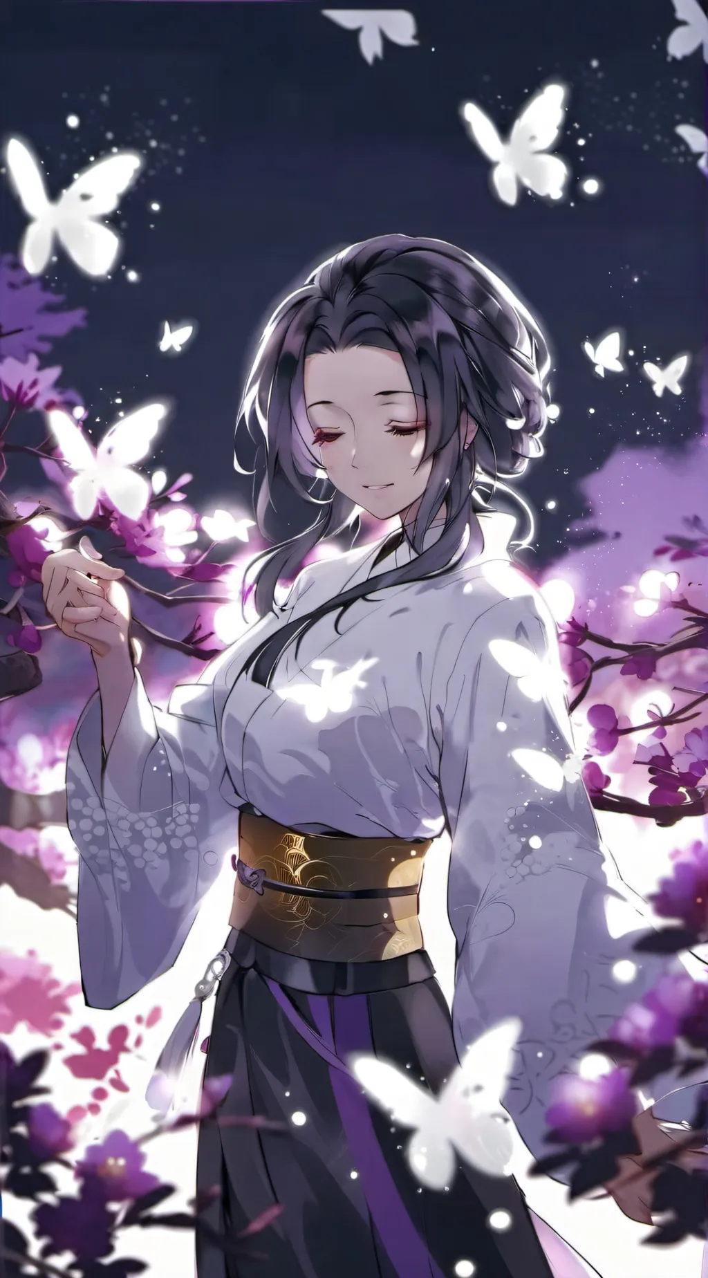 ai character: Hashira 40 background