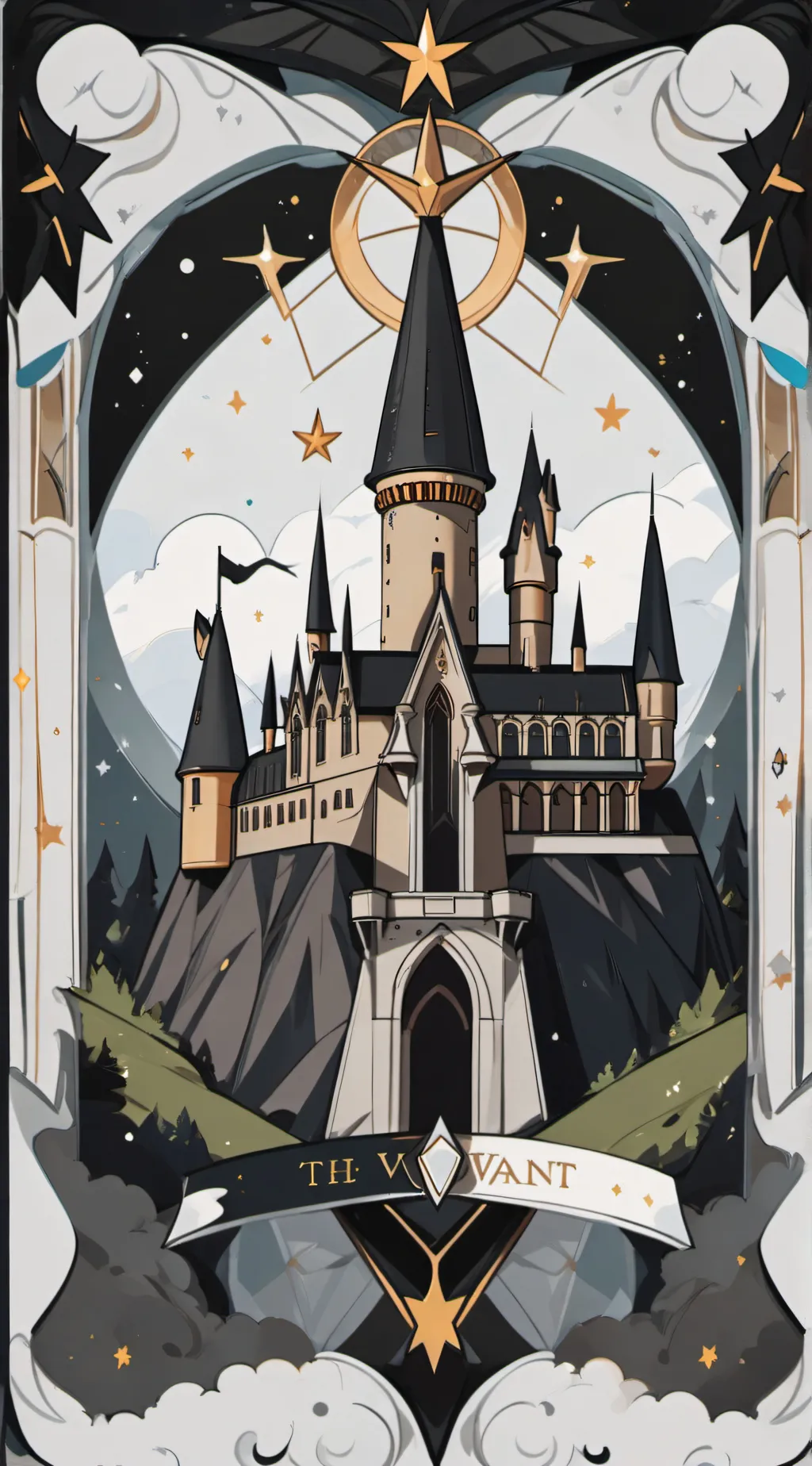 ai character: Hogwarts background
